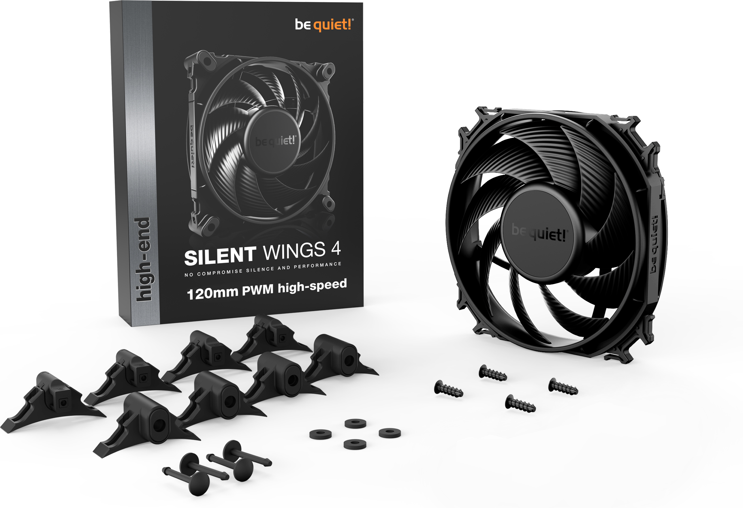 be quiet! Silent Wings 4 PWM High-Speed -tuuletin, 120 mm