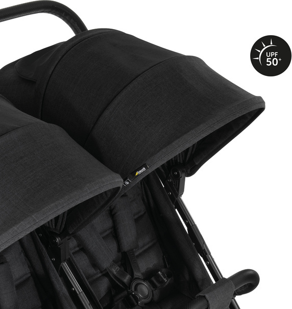 Hauck Uptown Duo -tuplarattaat, Melange Black
