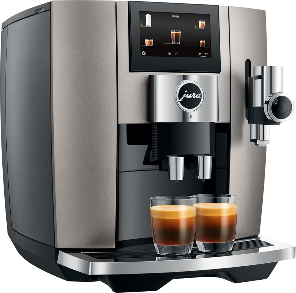 Jura J8 2022 -kahviautomaatti, hopea