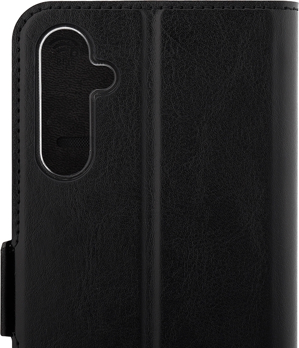 Wave BookCase -suojakotelo, Samsung Galaxy A14 5G, musta