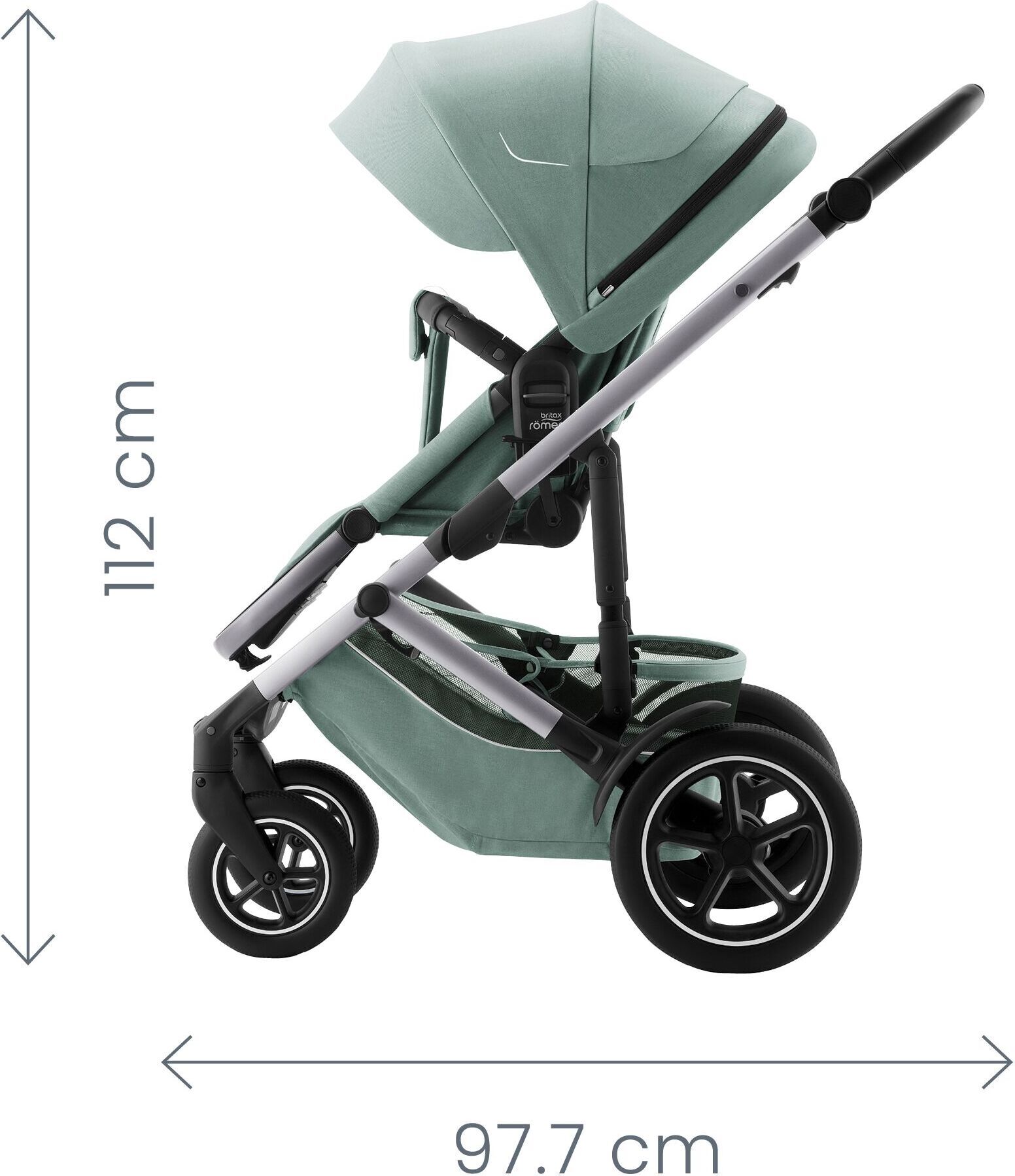 BRITAX RÖMER SMILE 5Z -rattaat, Midnight Grey
