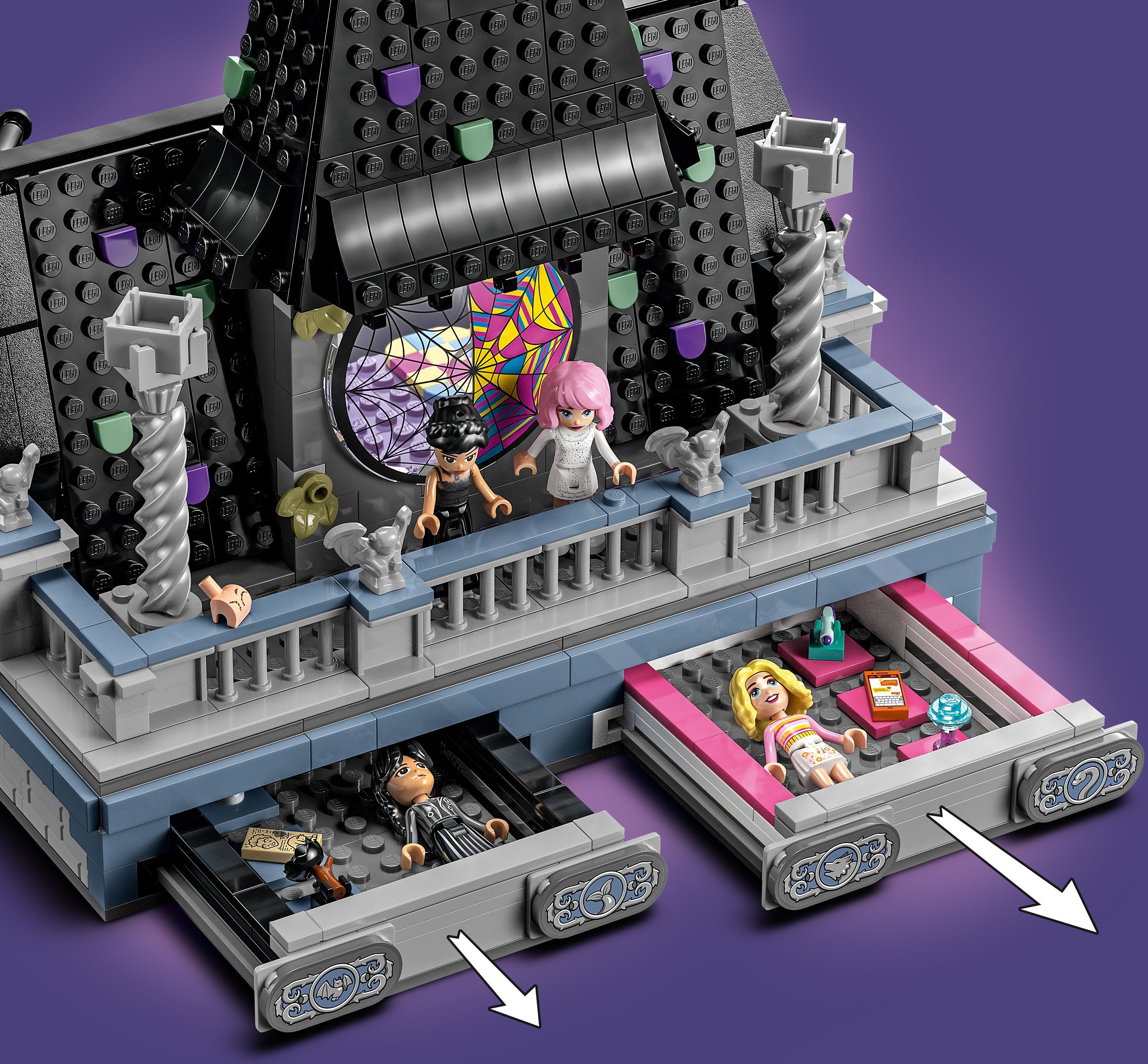 LEGO Wednesday 76781 – Wednesdayn ja Enidin asuntolahuone