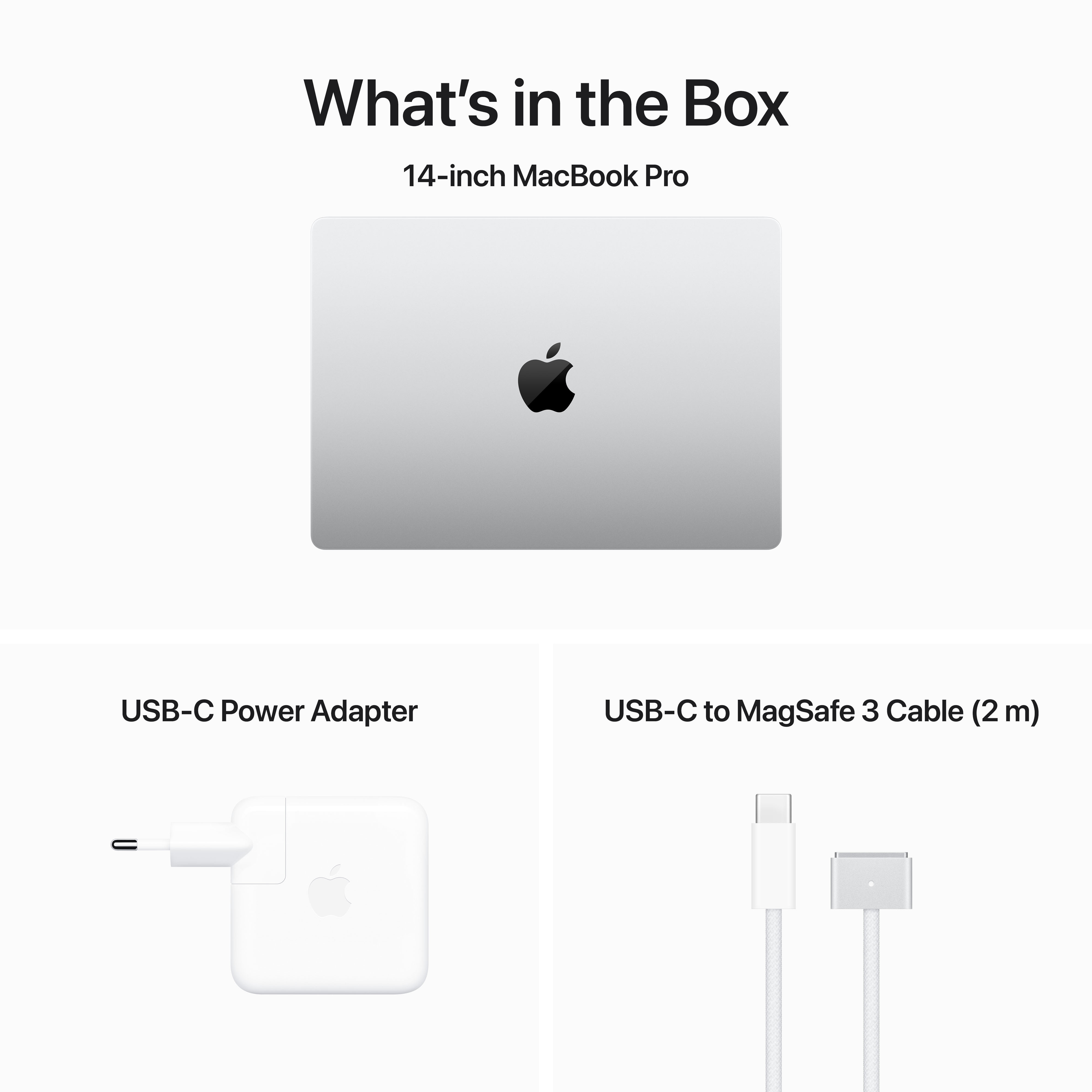 Apple MacBook Pro 14” M3 Max 96 Gt, 512 Gt 2023 -kannettava, hopea (MRX83)