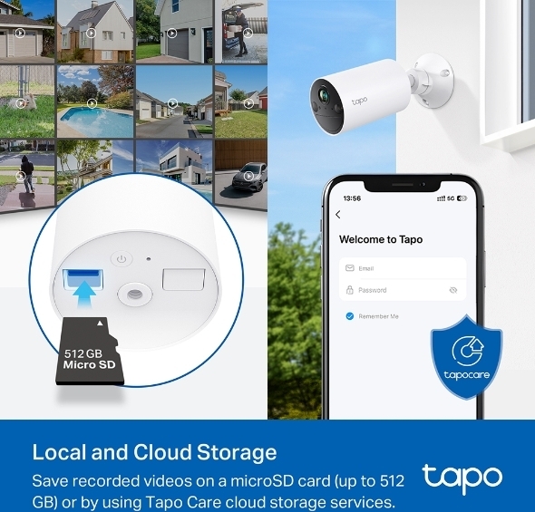 TP-LINK Tapo C410 -valvontakamera ulkokäyttöön, 4 kpl