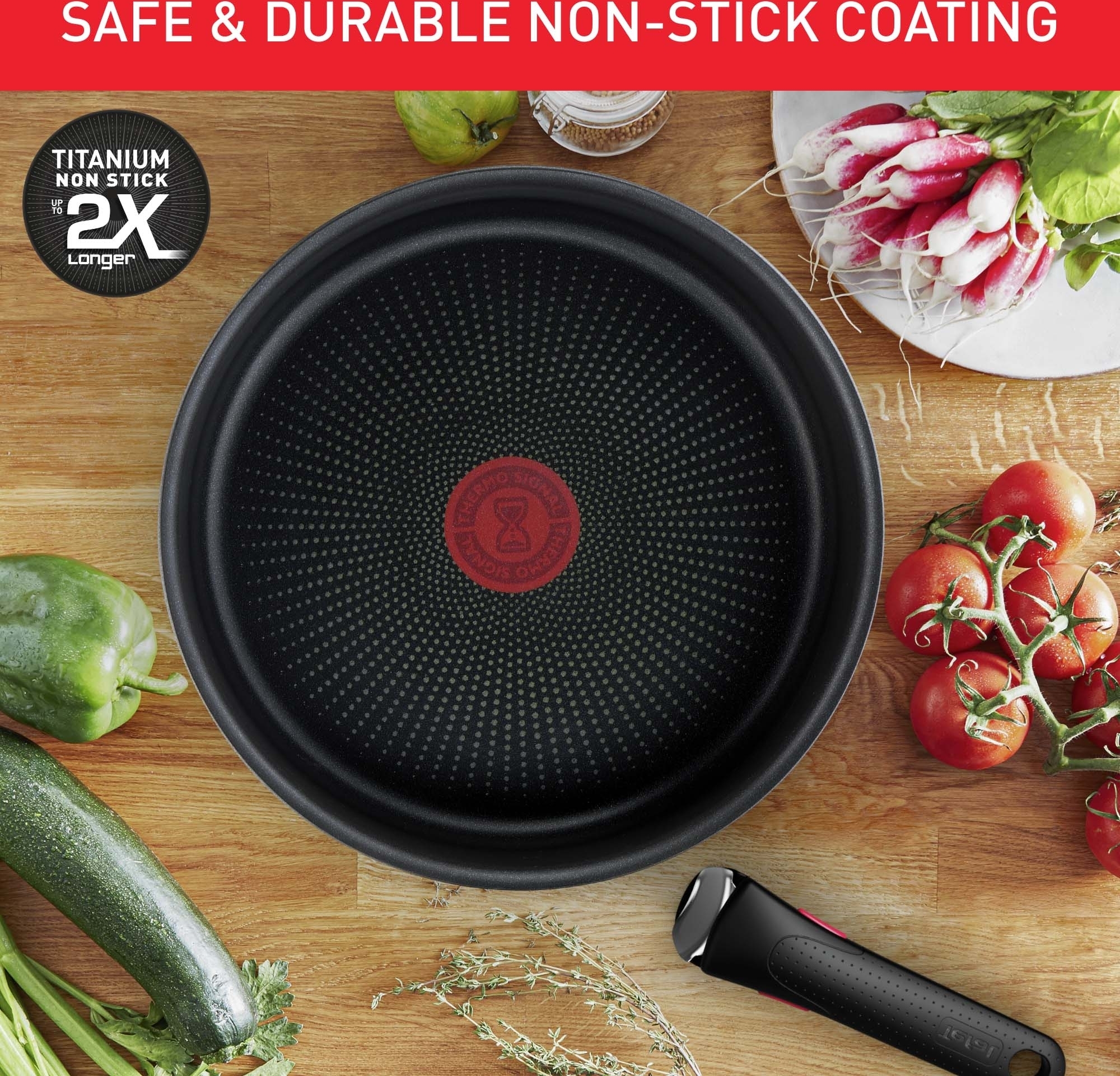 Tefal Ingenio Emotion -paistinpannusetti, 3-osainen, ruostumaton teräs