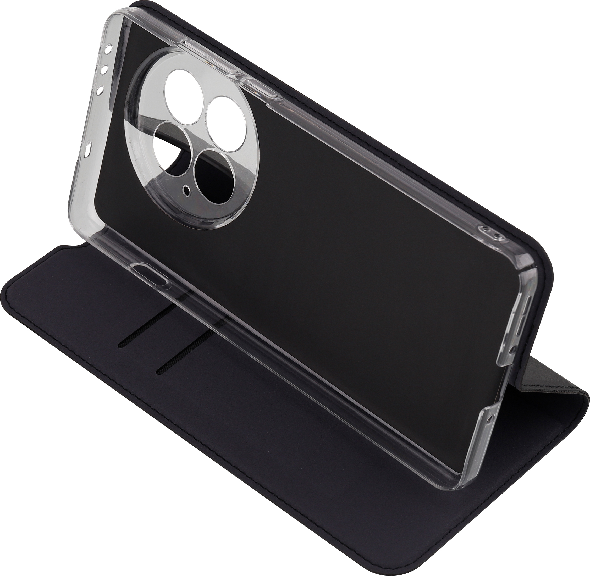 FoneKit BookCase -suojakotelo, OnePlus 13, musta