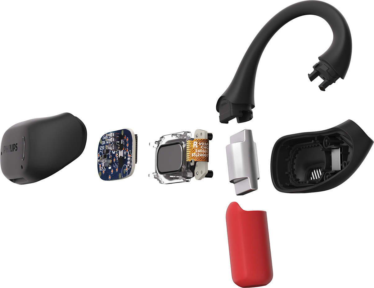 Philips GO TAA6219BK/00 sankakuulokkeet, musta / punainen 3 Philips GO TAA6219BK/00 sankakuulokkeet, musta / punainen - Image 3