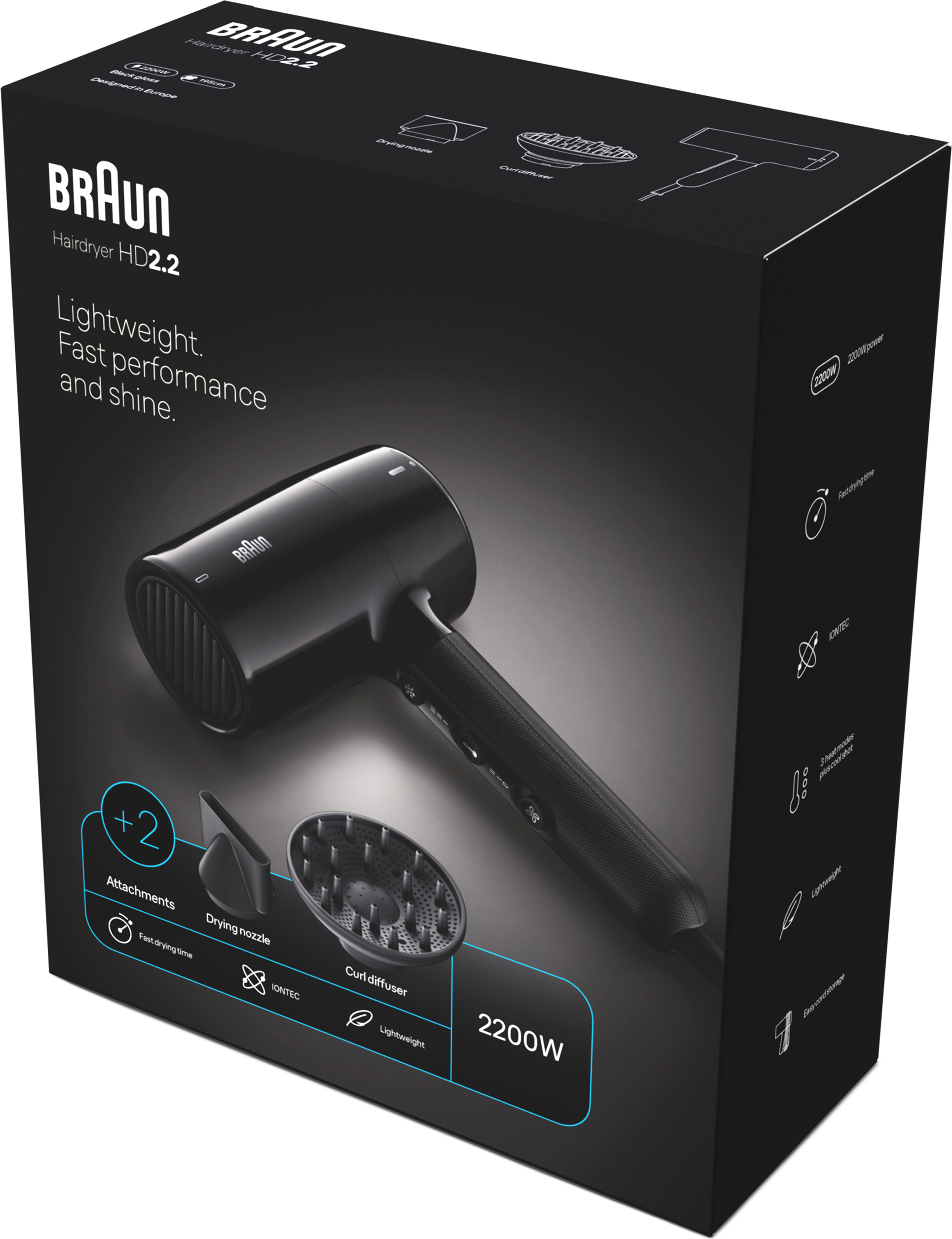 Braun HD2.2 BRHD225E hiustenkuivaaja