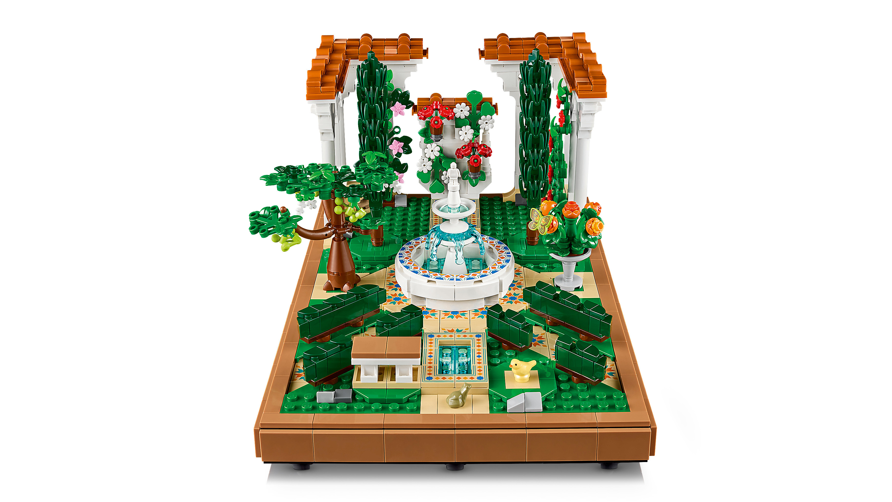 LEGO Icons 10359 – Puutarha ja suihkulähde