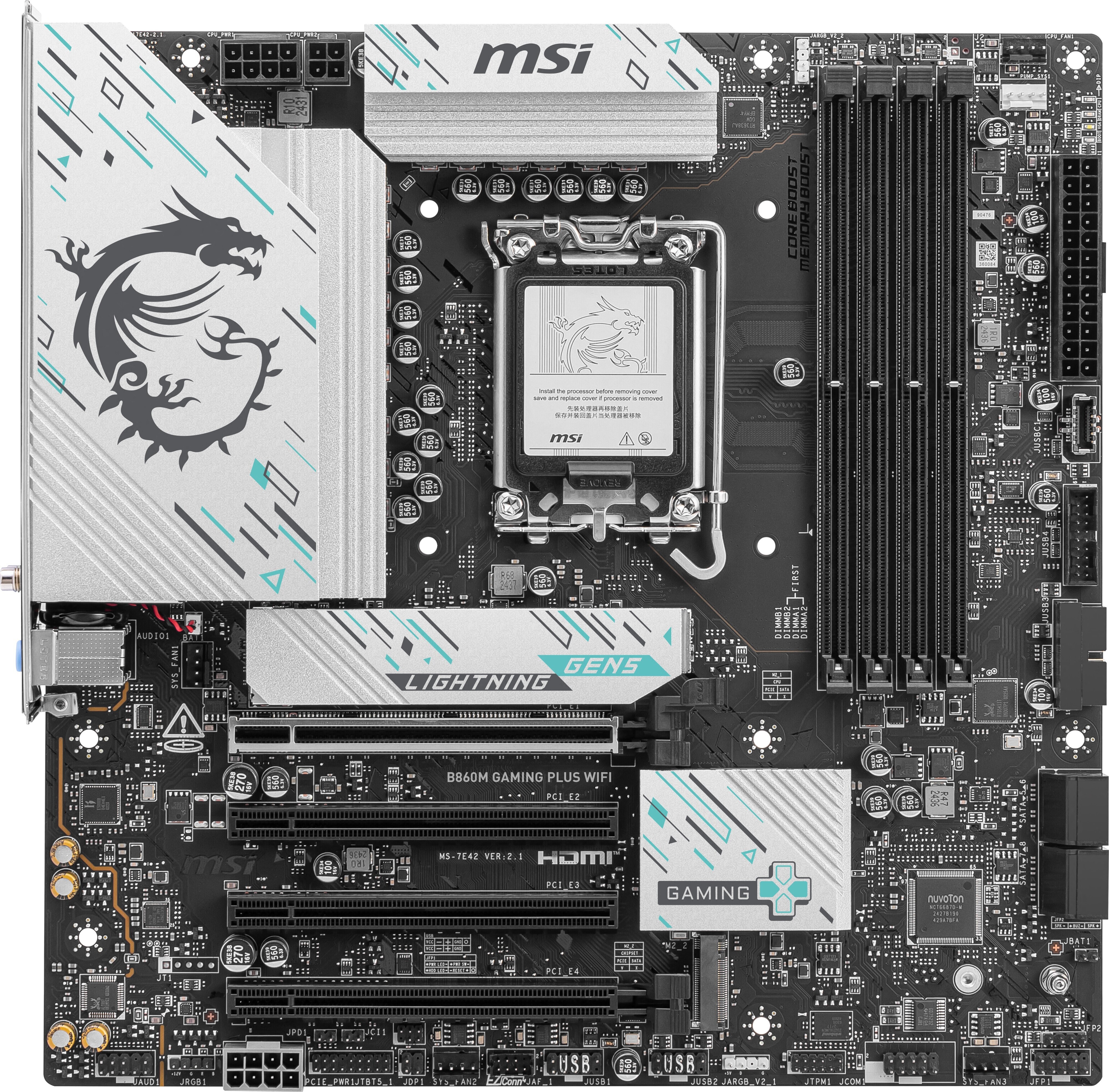 MSI B860M GAMING PLUS WIFI ATX-emolevy
