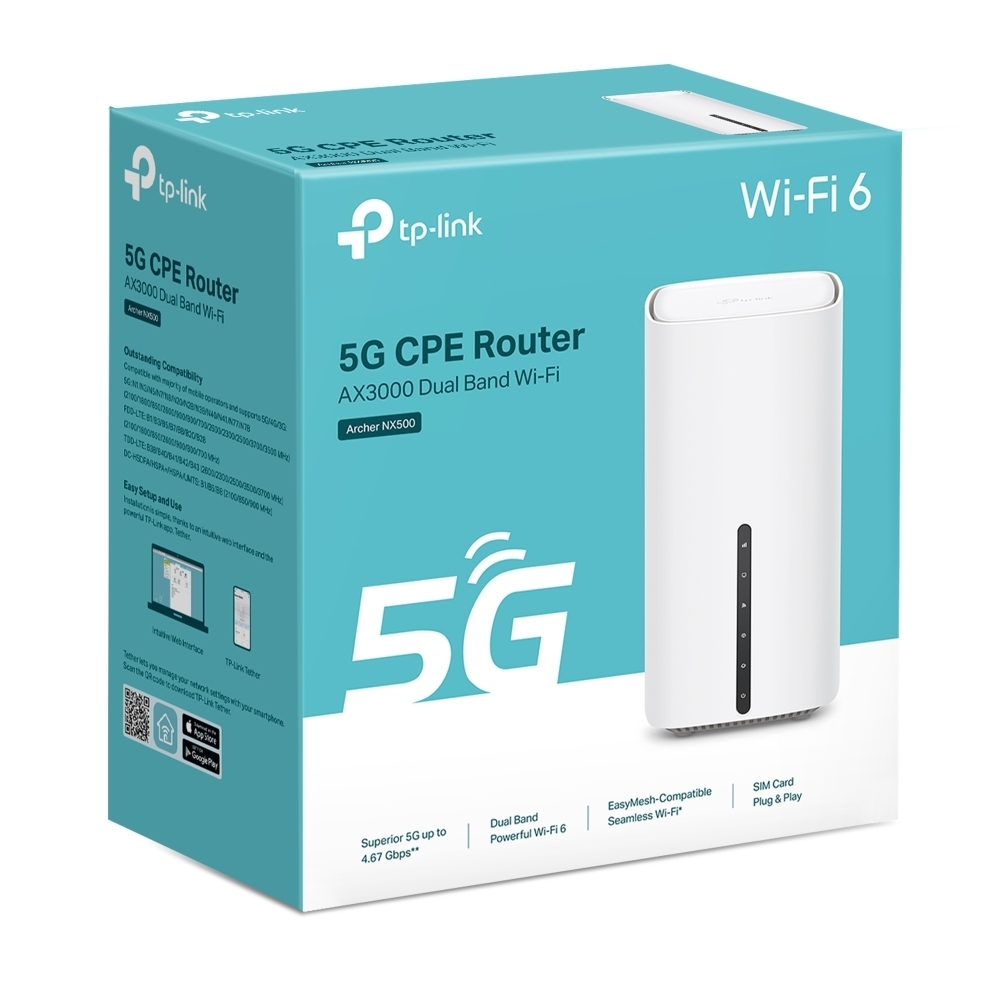 TP-LINK NE200-Outdoor 5G Modeemi sisä- ja ulkokäyttöön