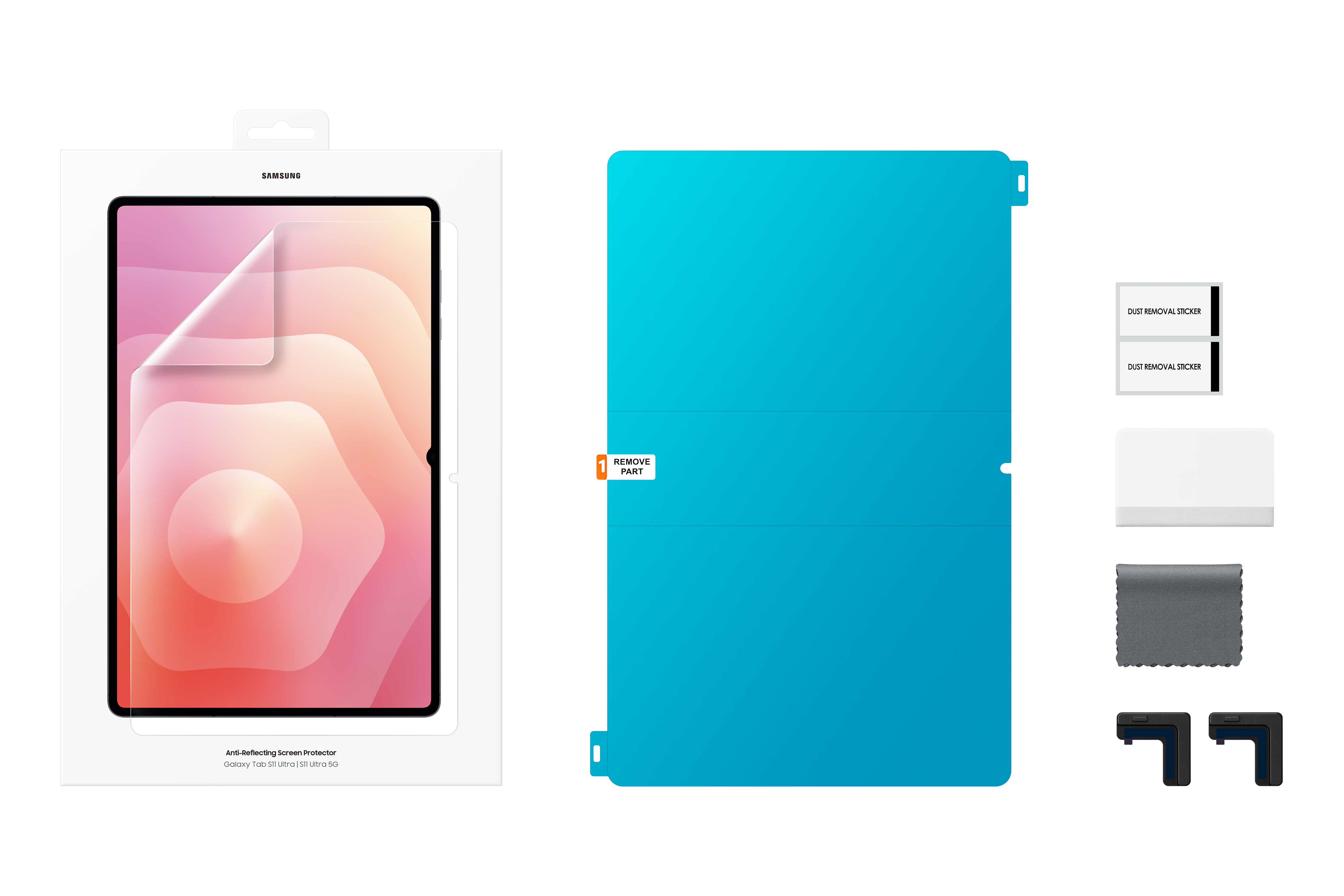 Samsung Book Cover suojakotelo, Galaxy Tab S11 Ultra, musta