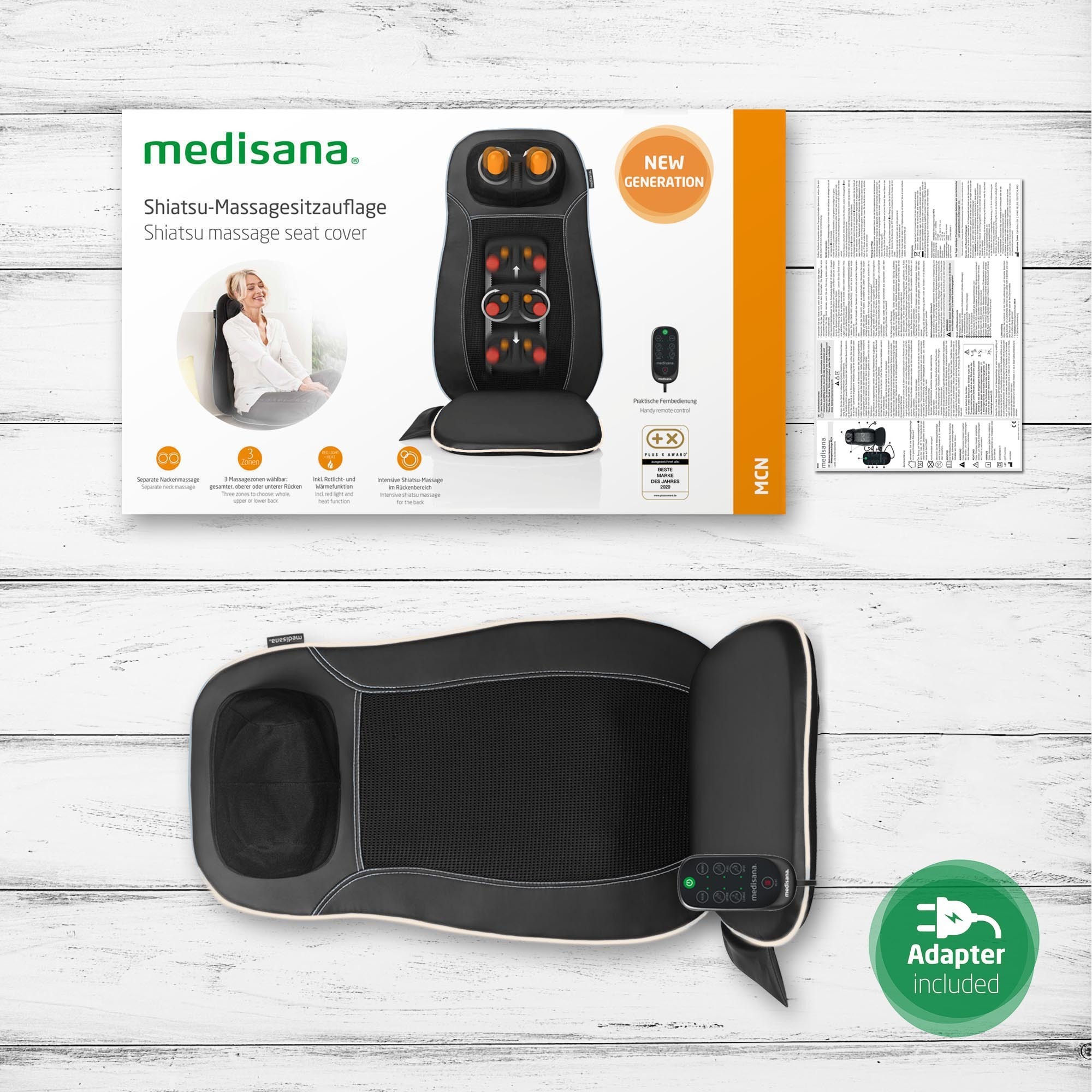 Medisana MCN -shiatsuhierontaistuin