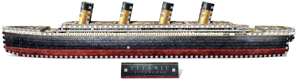 Wrebbit Titanic 3D -palapeli, 440 palaa – 