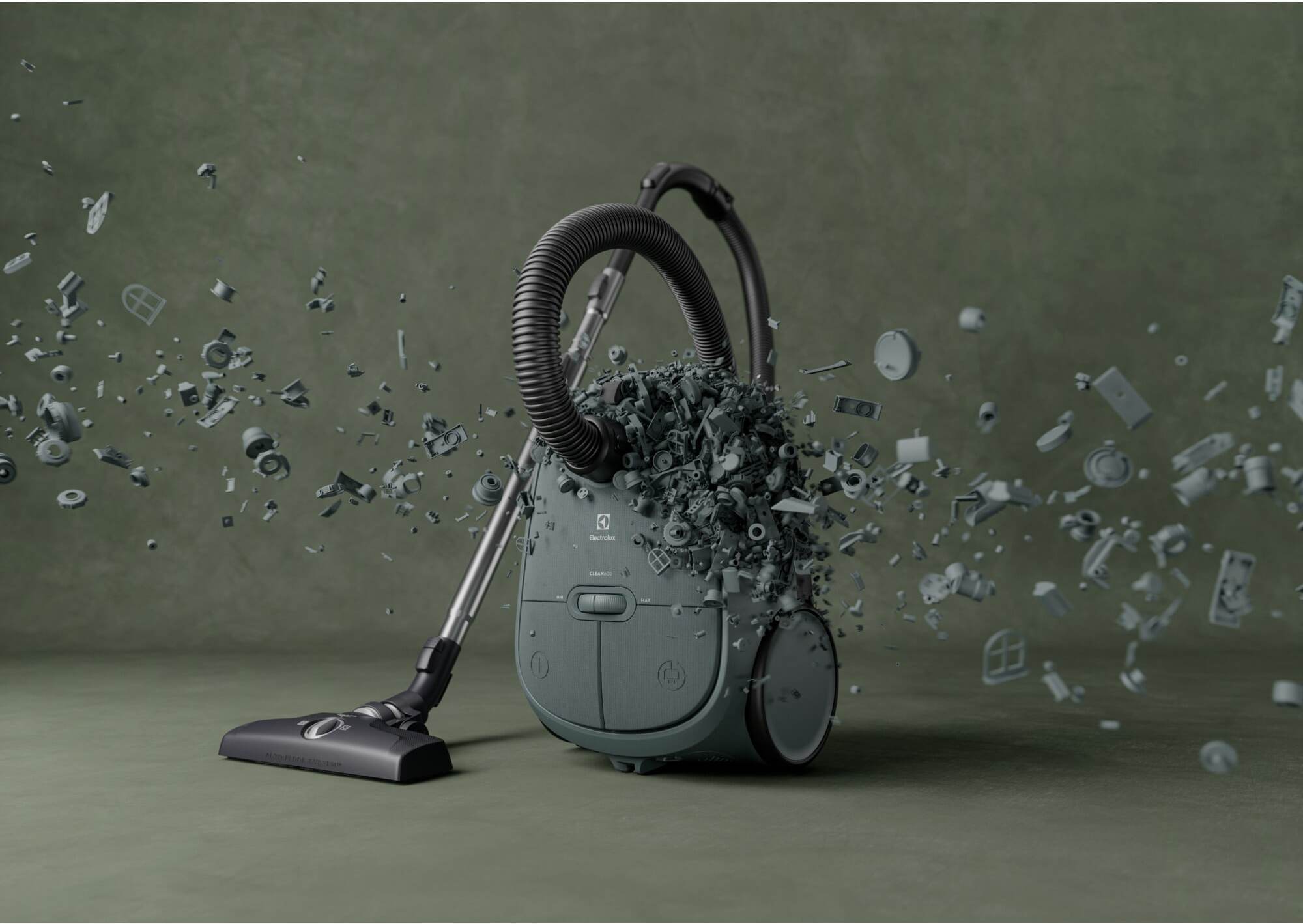 Electrolux Clean 600 EB61C1OG -pölynimuri, vihreä