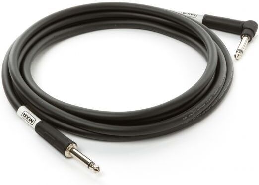 MXR Standard -instrumenttikaapeli kulmaliittimellä 3m, musta