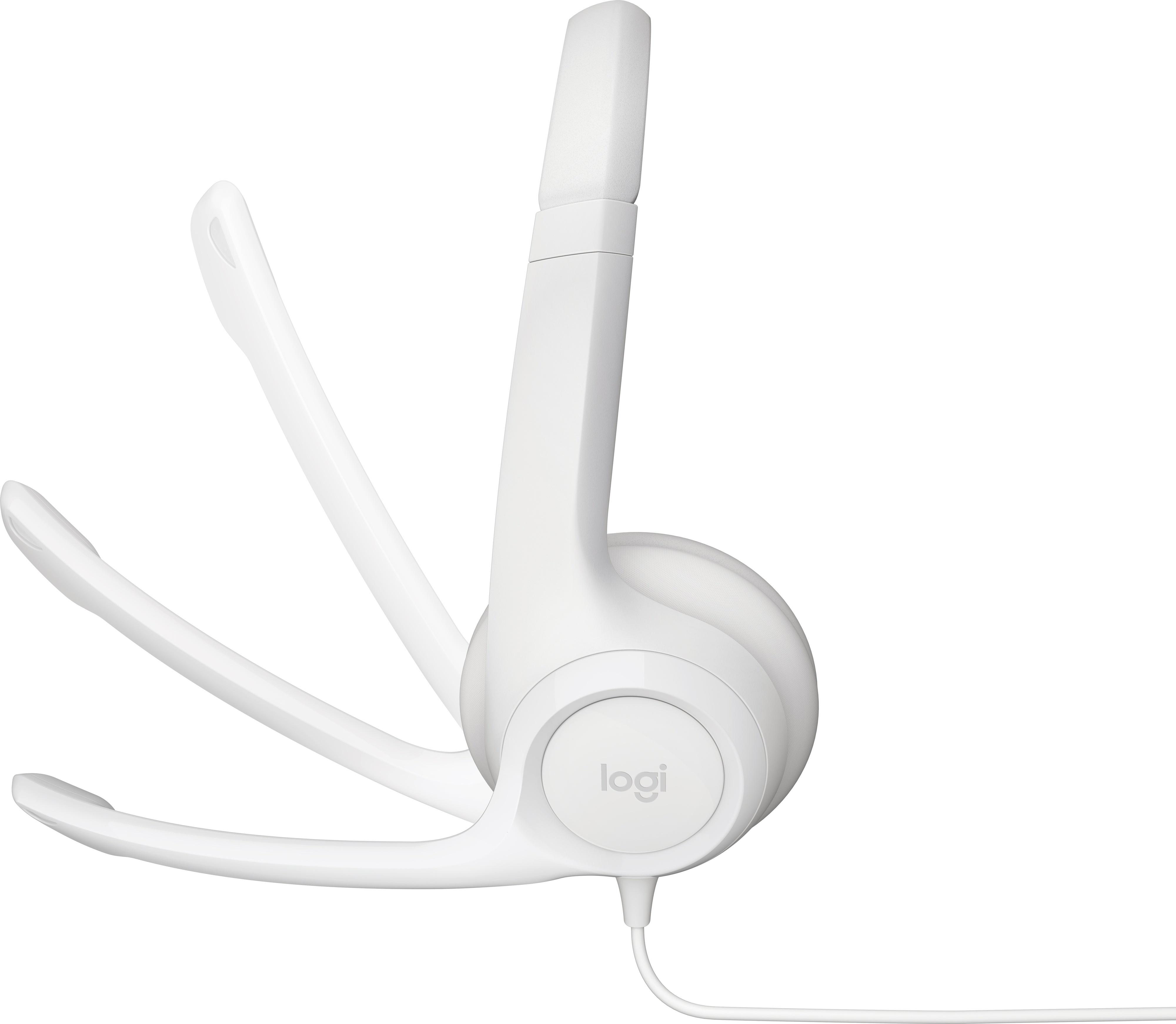 Logitech H390 -kuulokemikrofoni, valkoinen