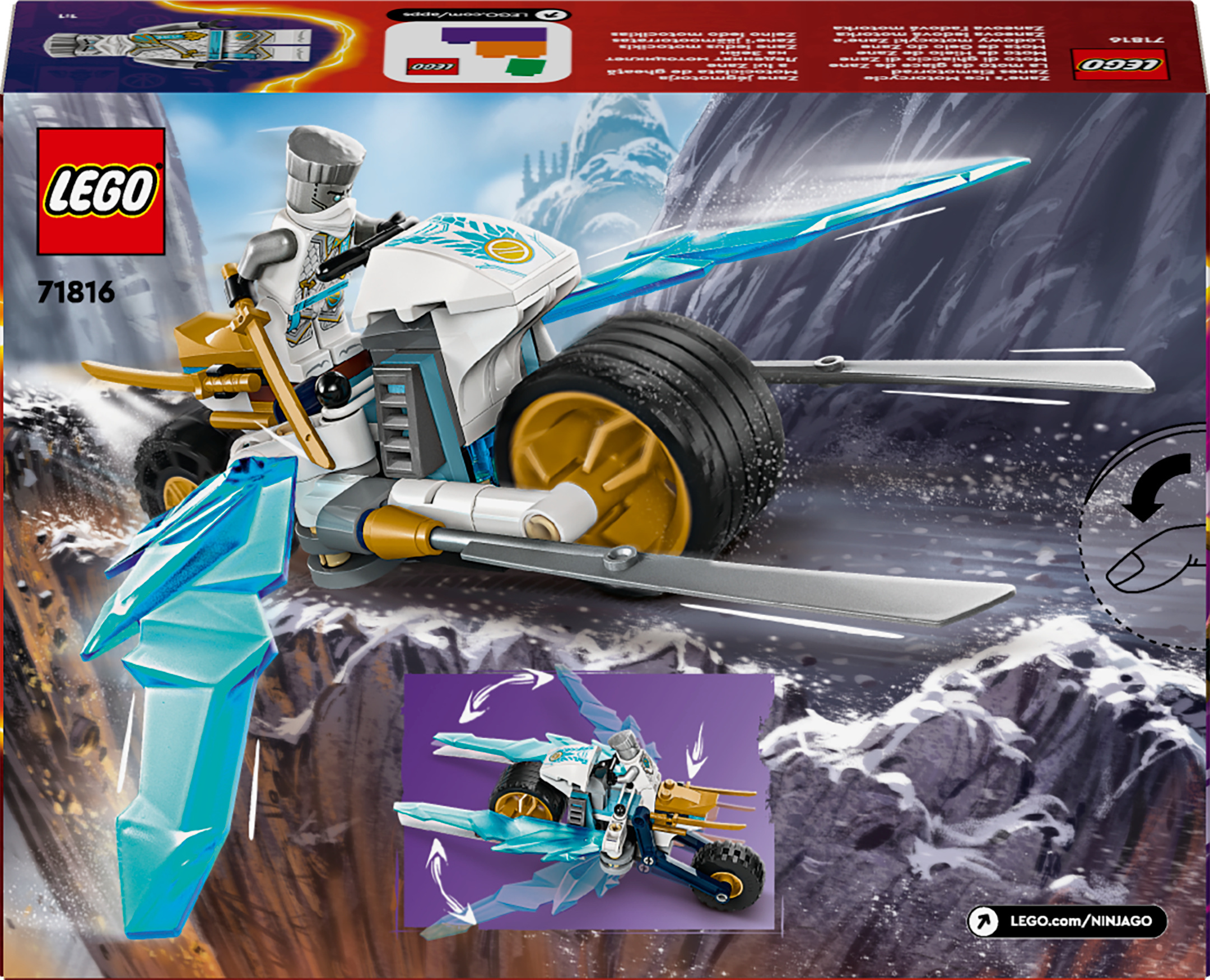 LEGO Ninjago 71816 - Zanen jäämoottoripyörä