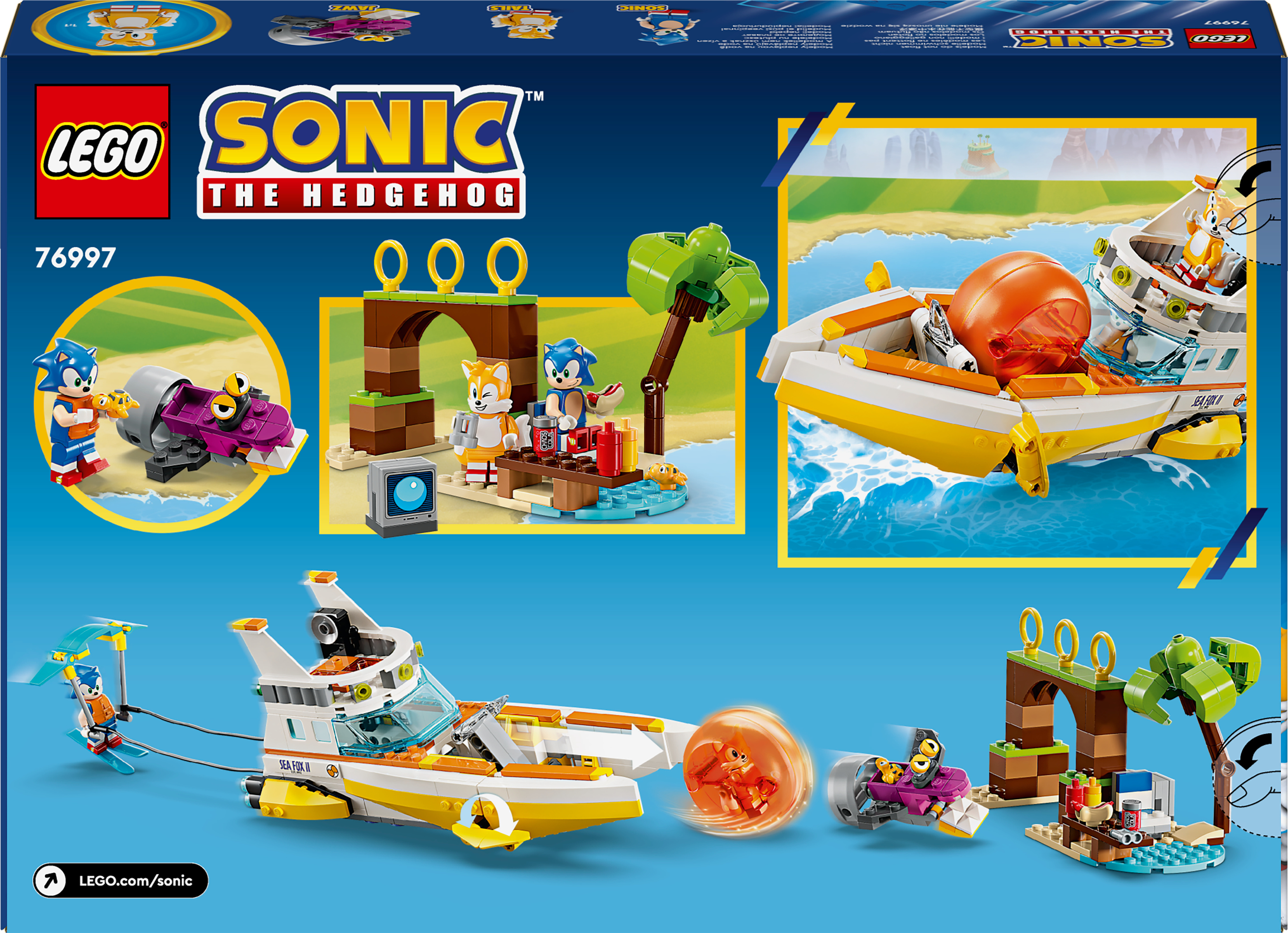 LEGO Sonic 76997  - Tailsin seikkailuvene