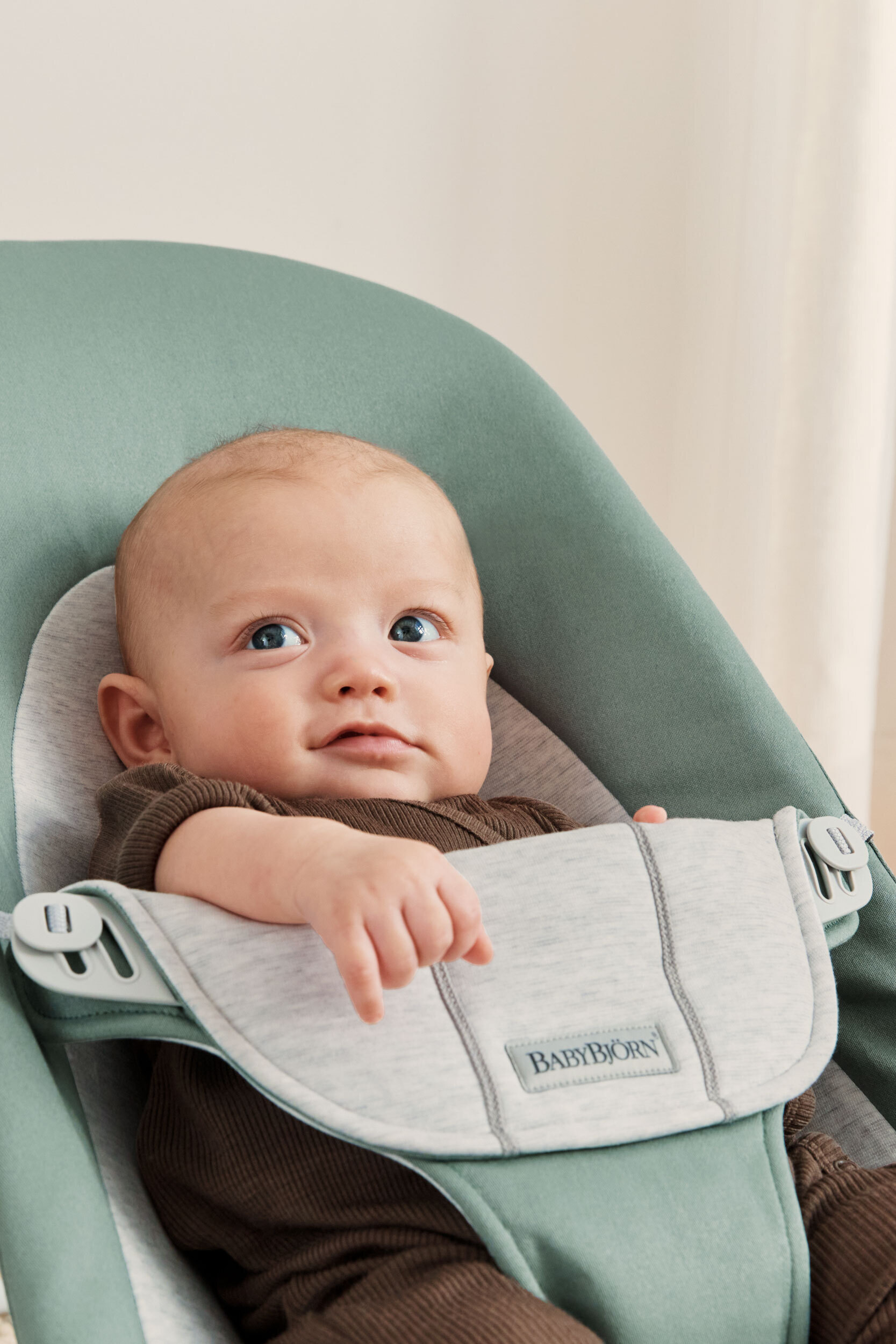 BabyBjörn Bouncer Balance Soft Woven -sitteri, jersey sage