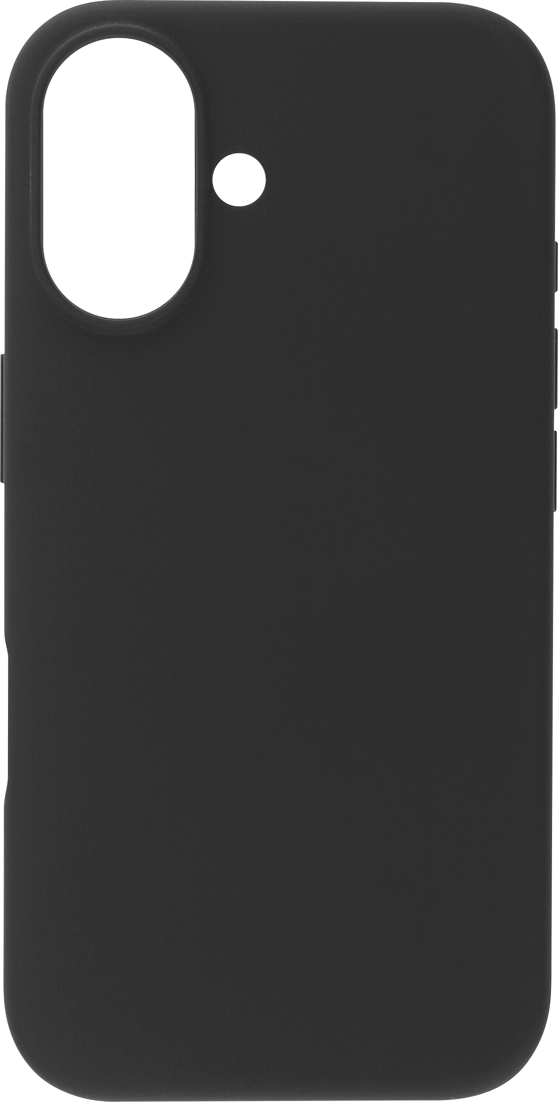 FoneKit MagSafe-yhteensopiva Liquid Silicone -suojakuori, iPhone 16, musta
