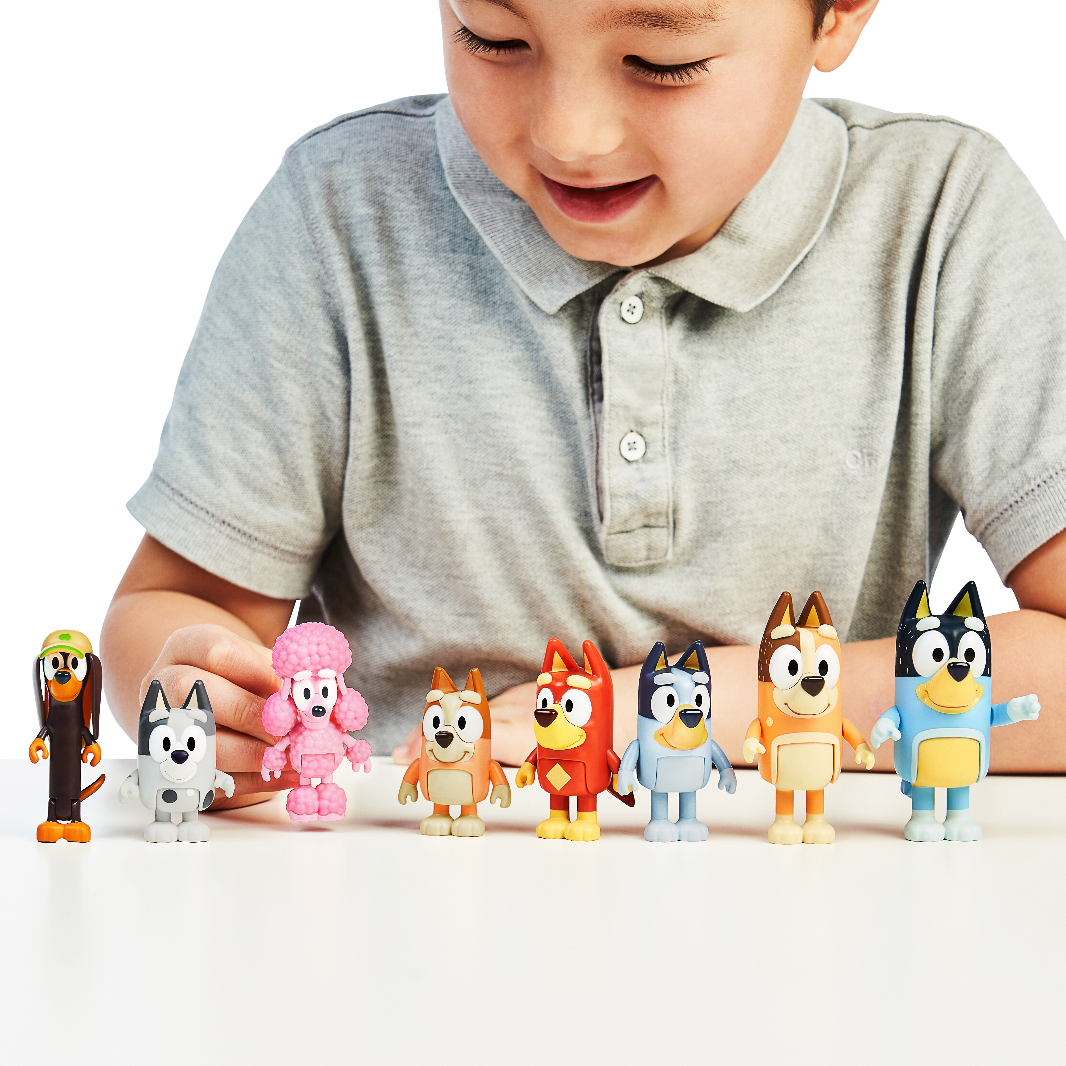 Bluey Figures Multipack - hahmopakkaus, 8 hahmoa