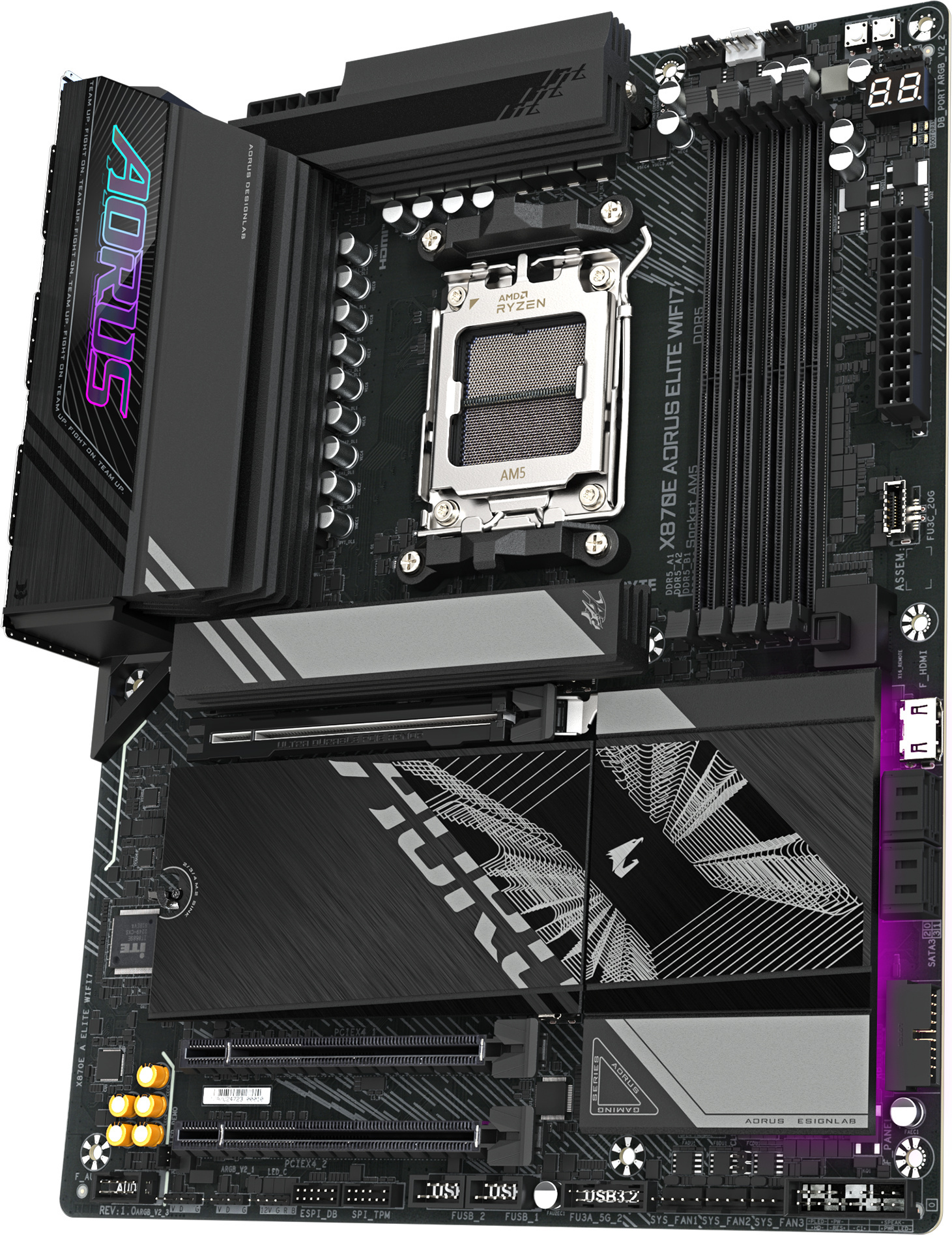 Gigabyte X870E AORUS ELITE WIFI7 ATX -emolevy