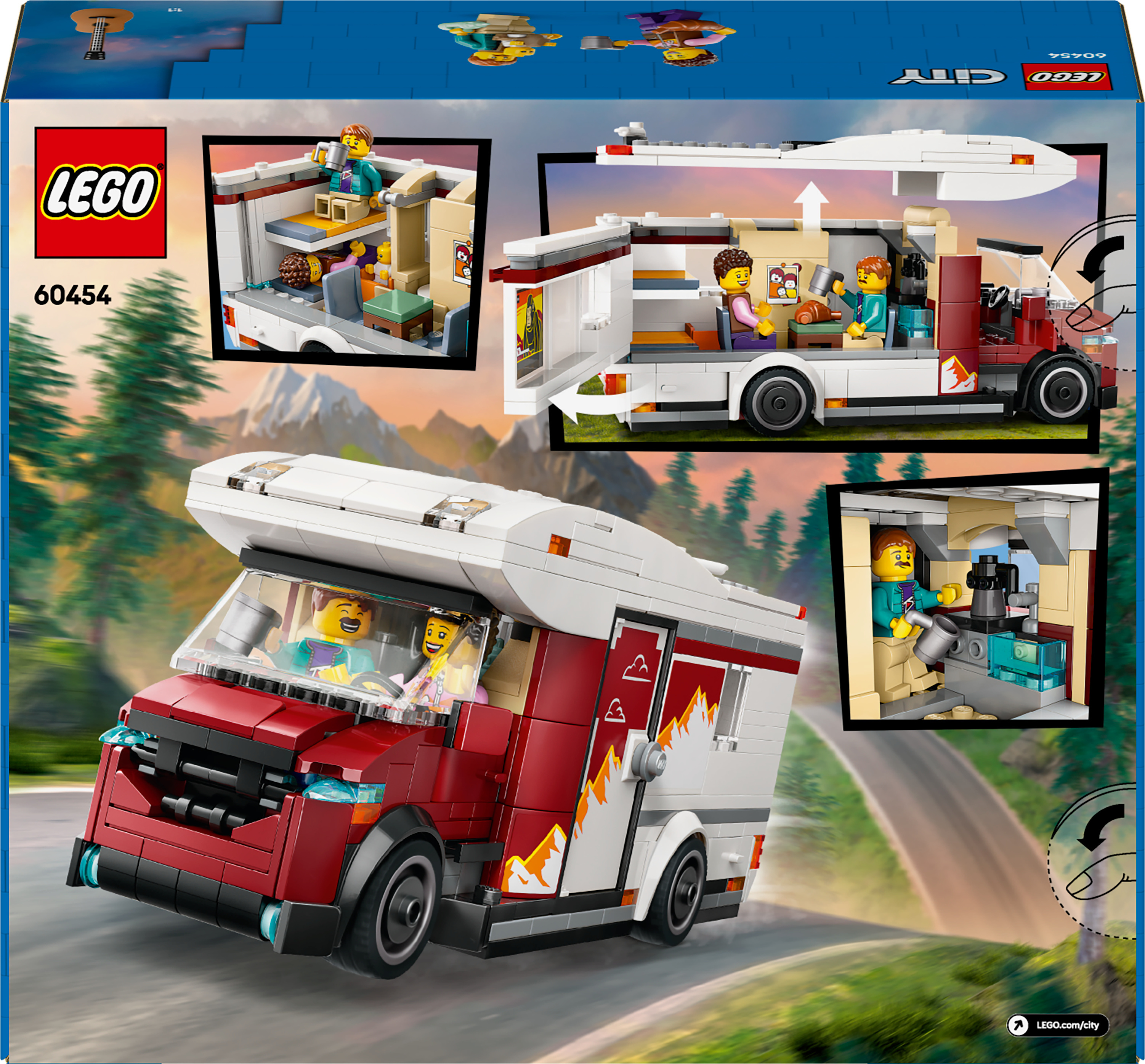 LEGO City 60454 – Seikkailulomalaisten matkailuauto