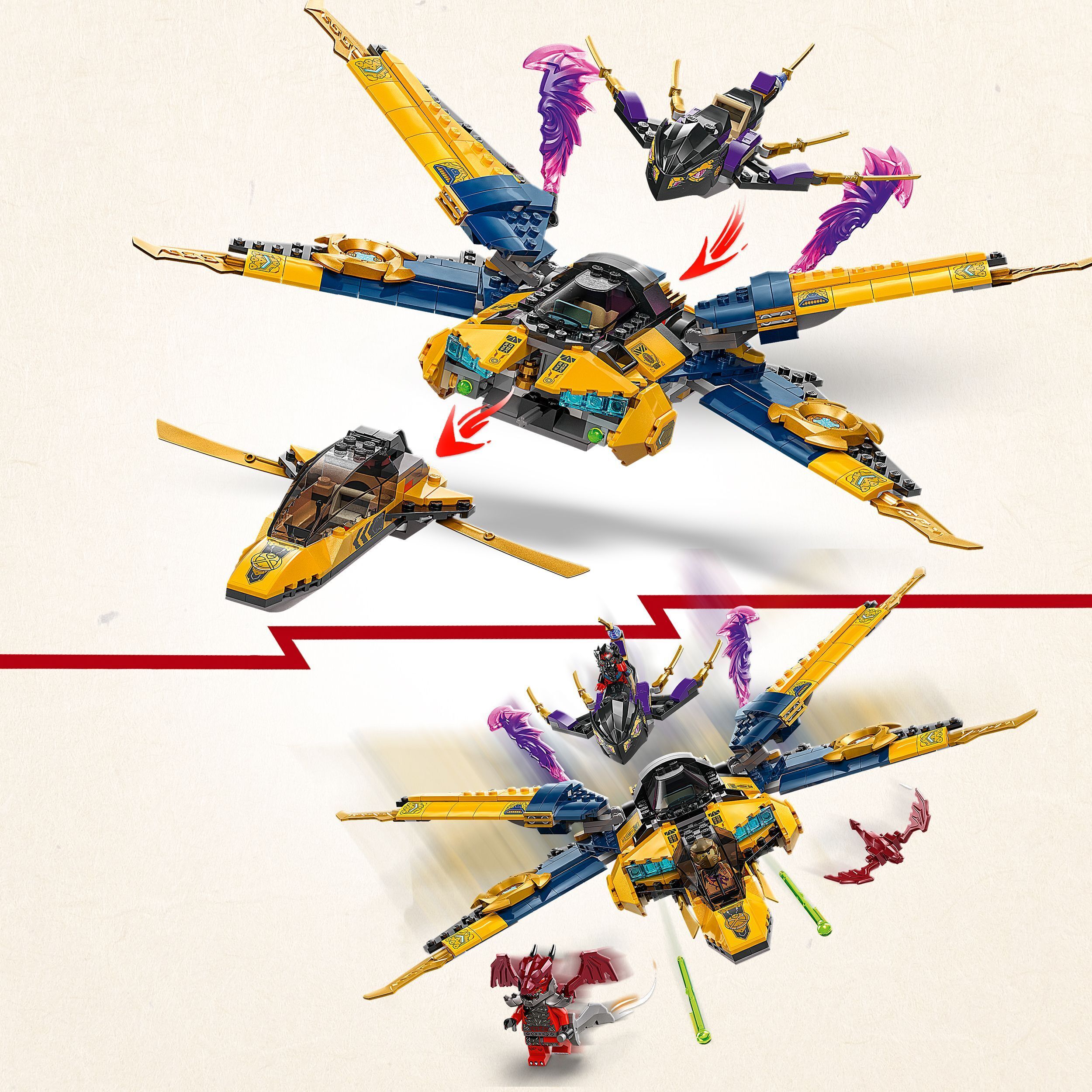 LEGO Ninjago 71833 – Rasin ja Arinin supernopea suihkari