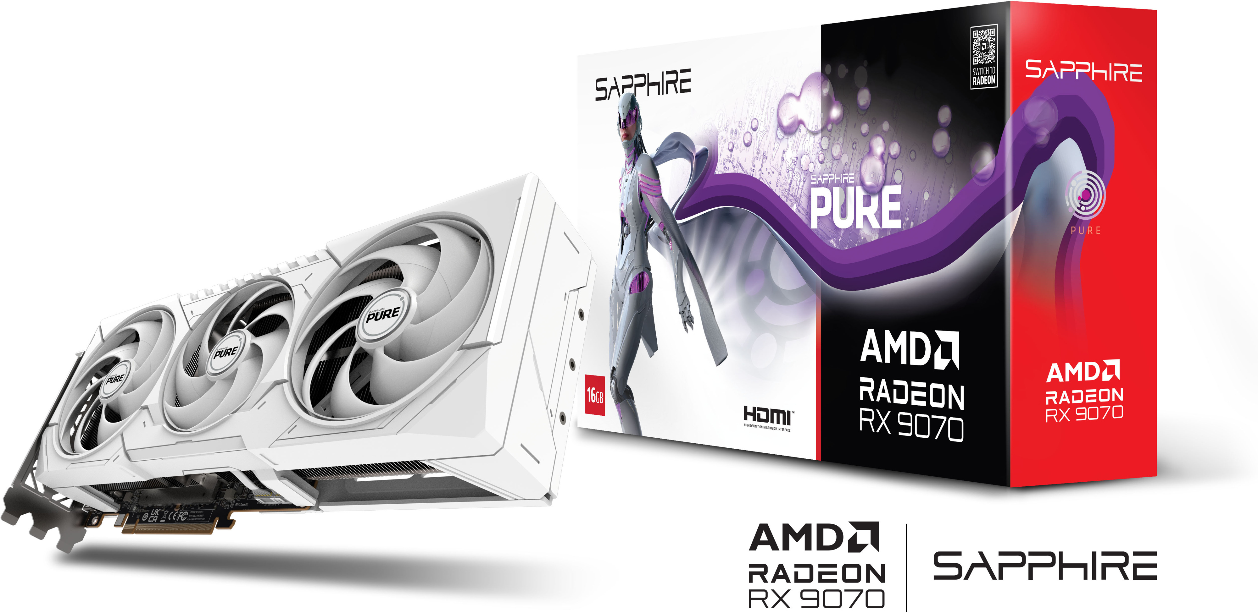 Sapphire NITRO+ AMD Radeon RX 9070 OC näytönohjain