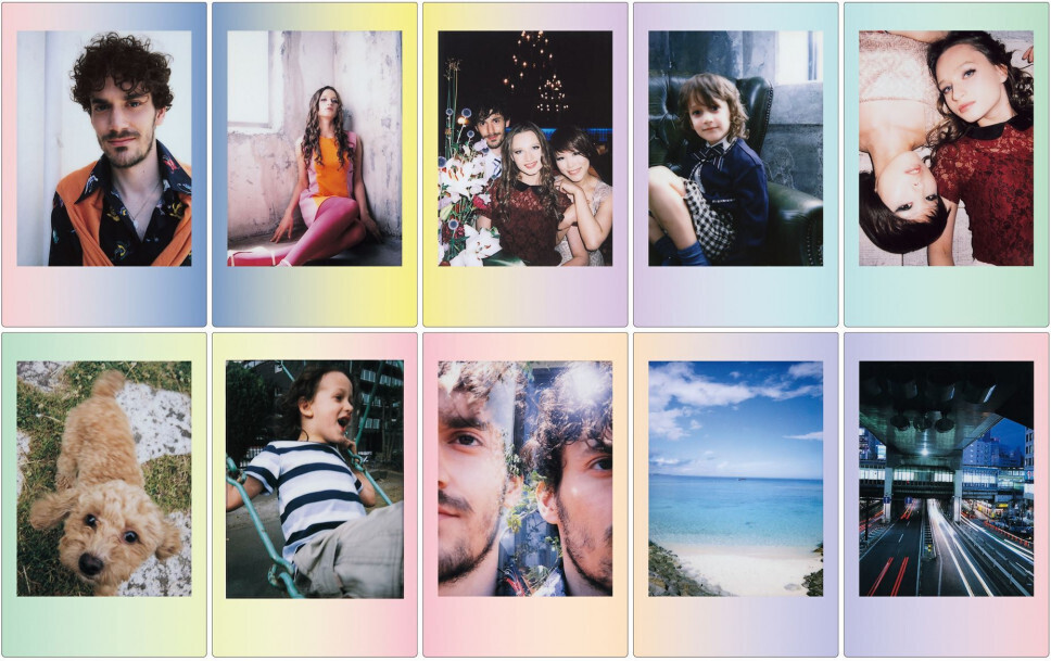 Fujifilm Instax Mini Film Rainbow pikafilmi, 10 kuvaa