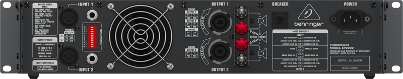 Behringer Europower EP2000 -päätevahvistin