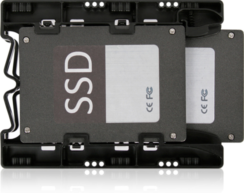 IcyDock MB290SP-B 2 x 2.5" - 3,5" -adapteri
