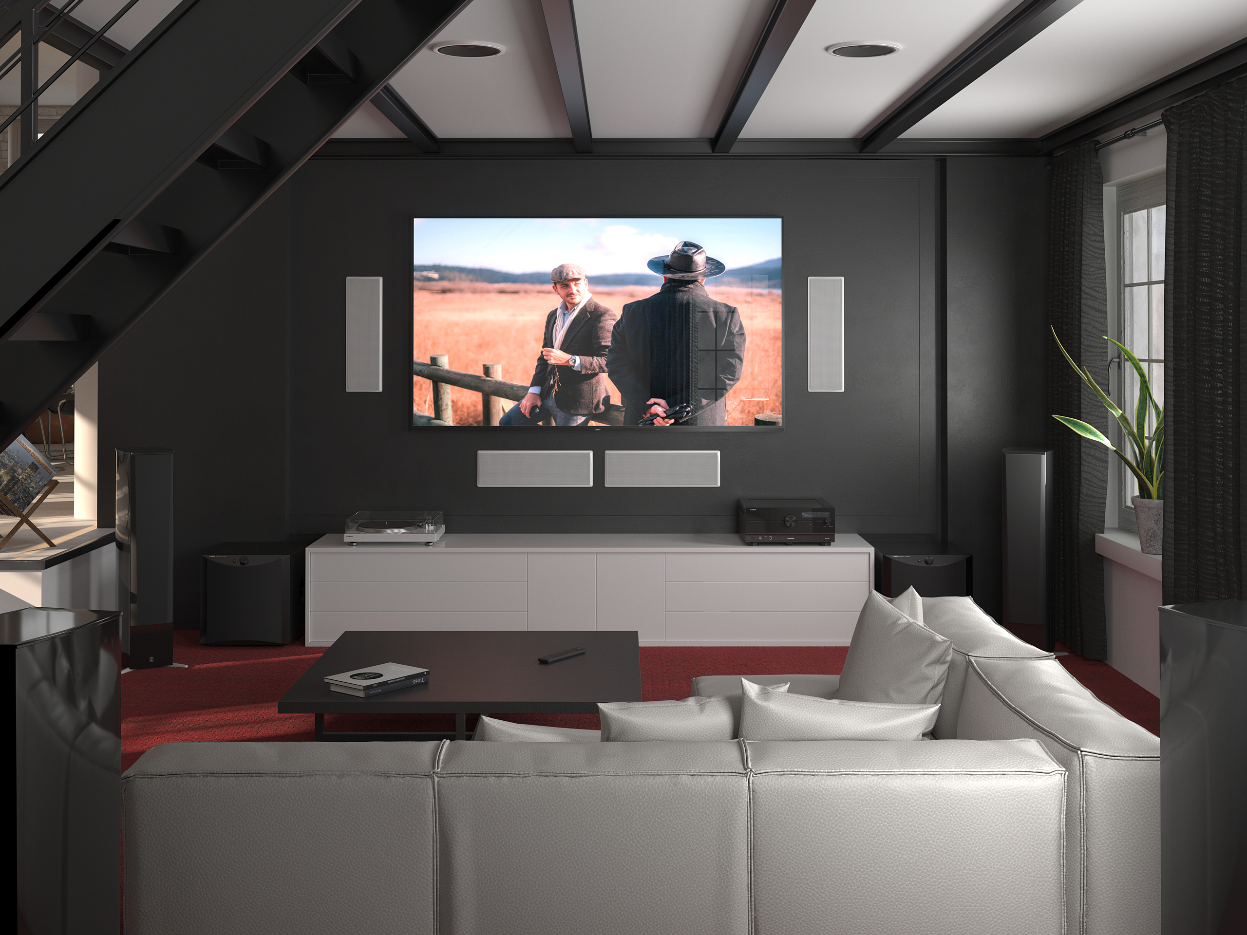 Yamaha RX-A6A AVENTAGE -9.2 AV-viritinvahvistin, musta