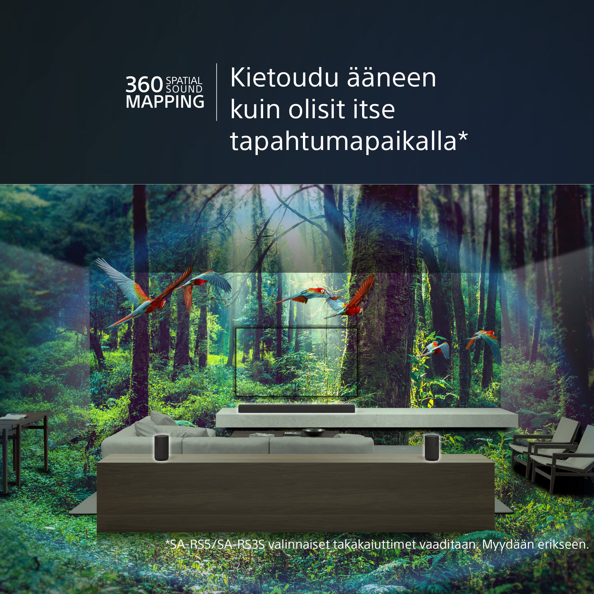 Sony HT-A3000 3.1 Dolby Atmos Soundbar -äänijärjestelmä