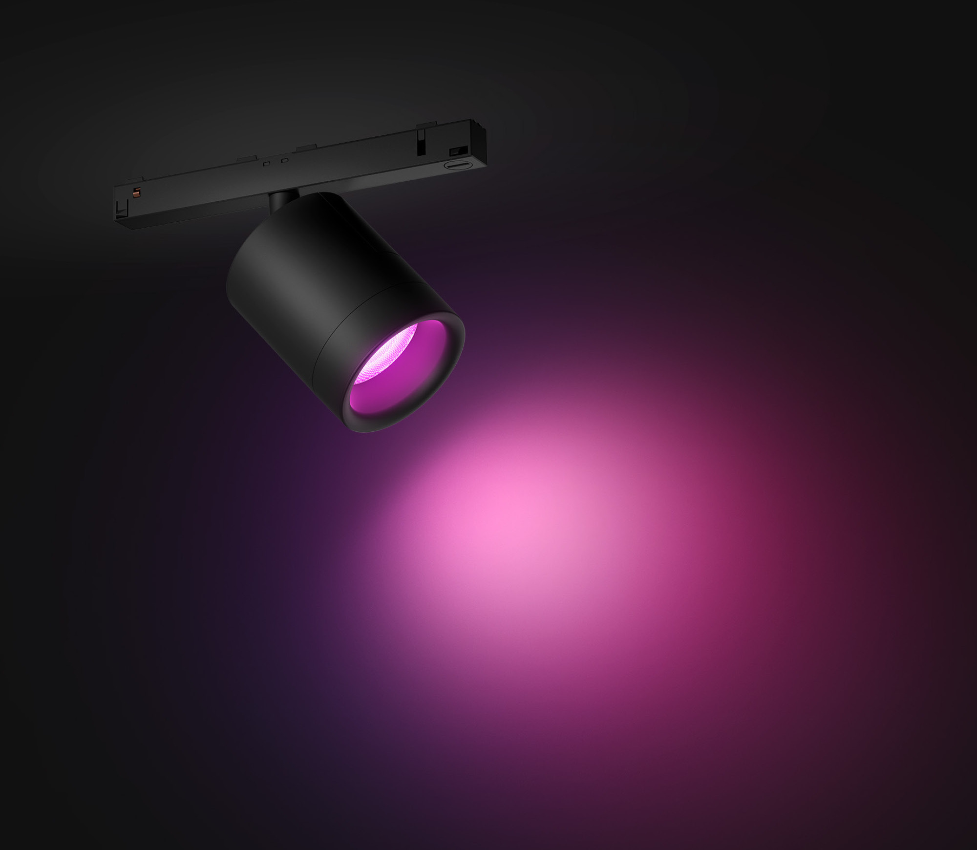 Philips Hue Perifo Cylinder -älykohdevalo, White and Color Ambiance, musta