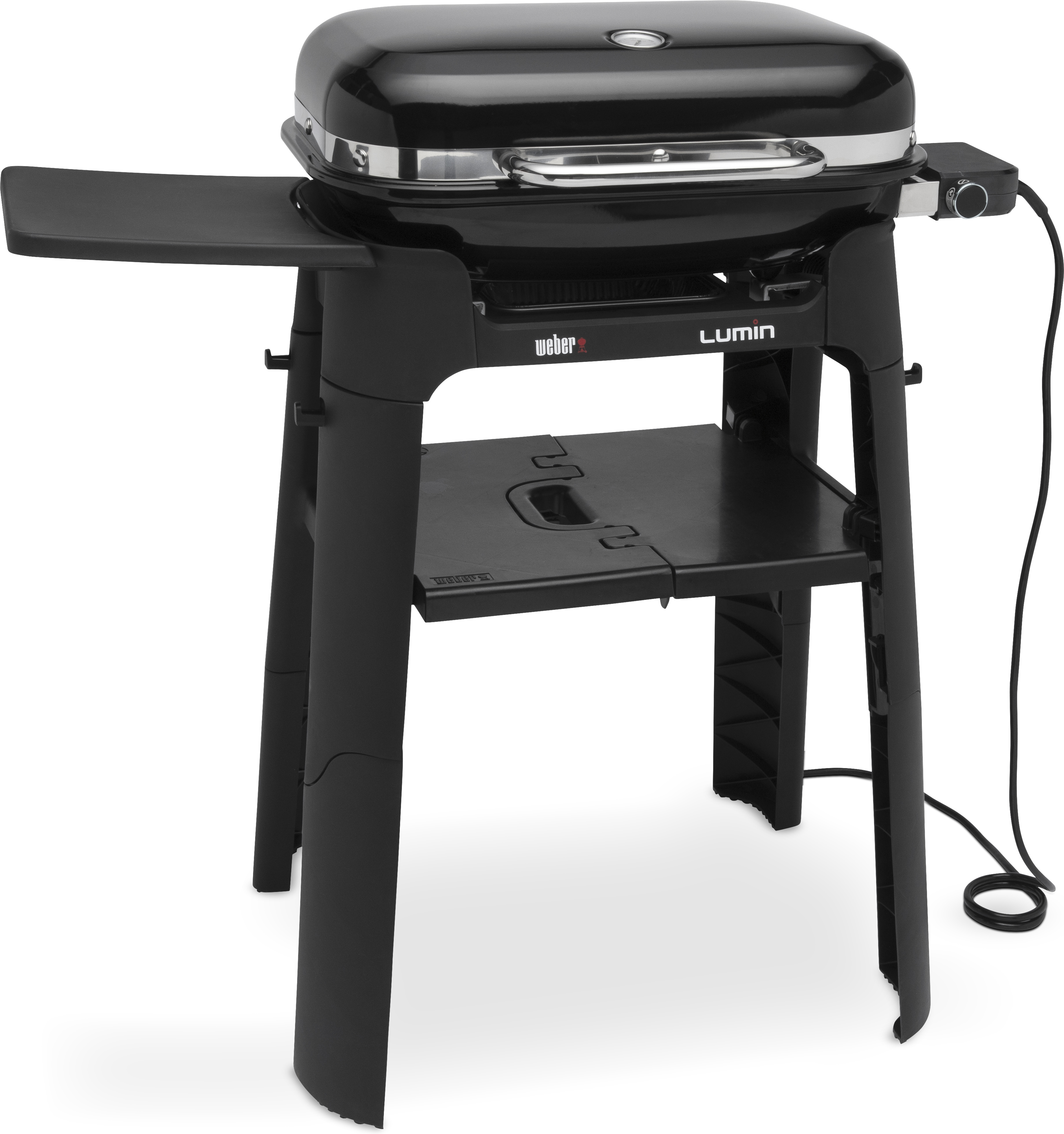 Weber Lumin -sähkögrilli jalustalla