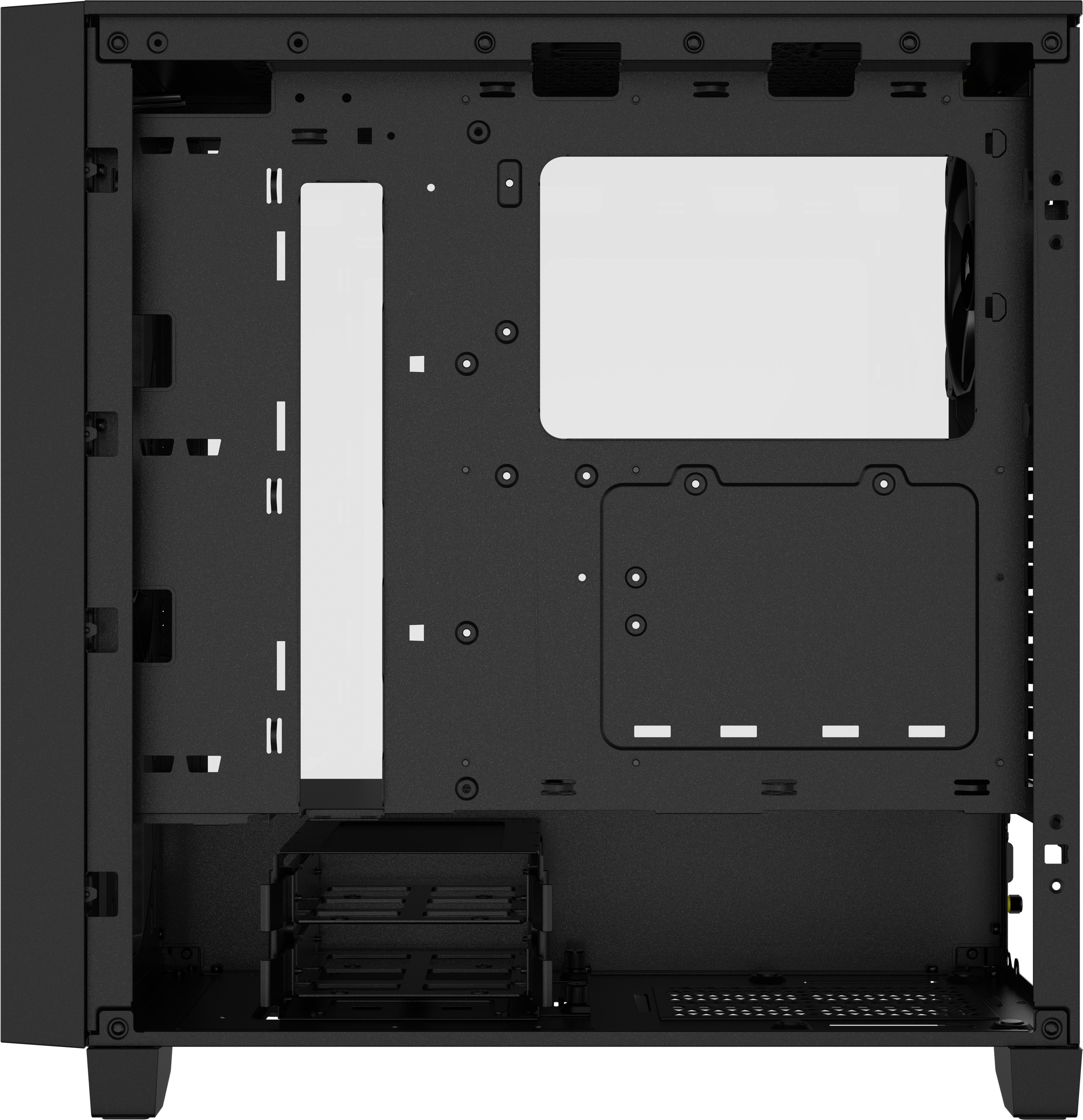 Corsair 3000D RGB Airflow Mid Tower ATX-kotelo ikkunalla, musta