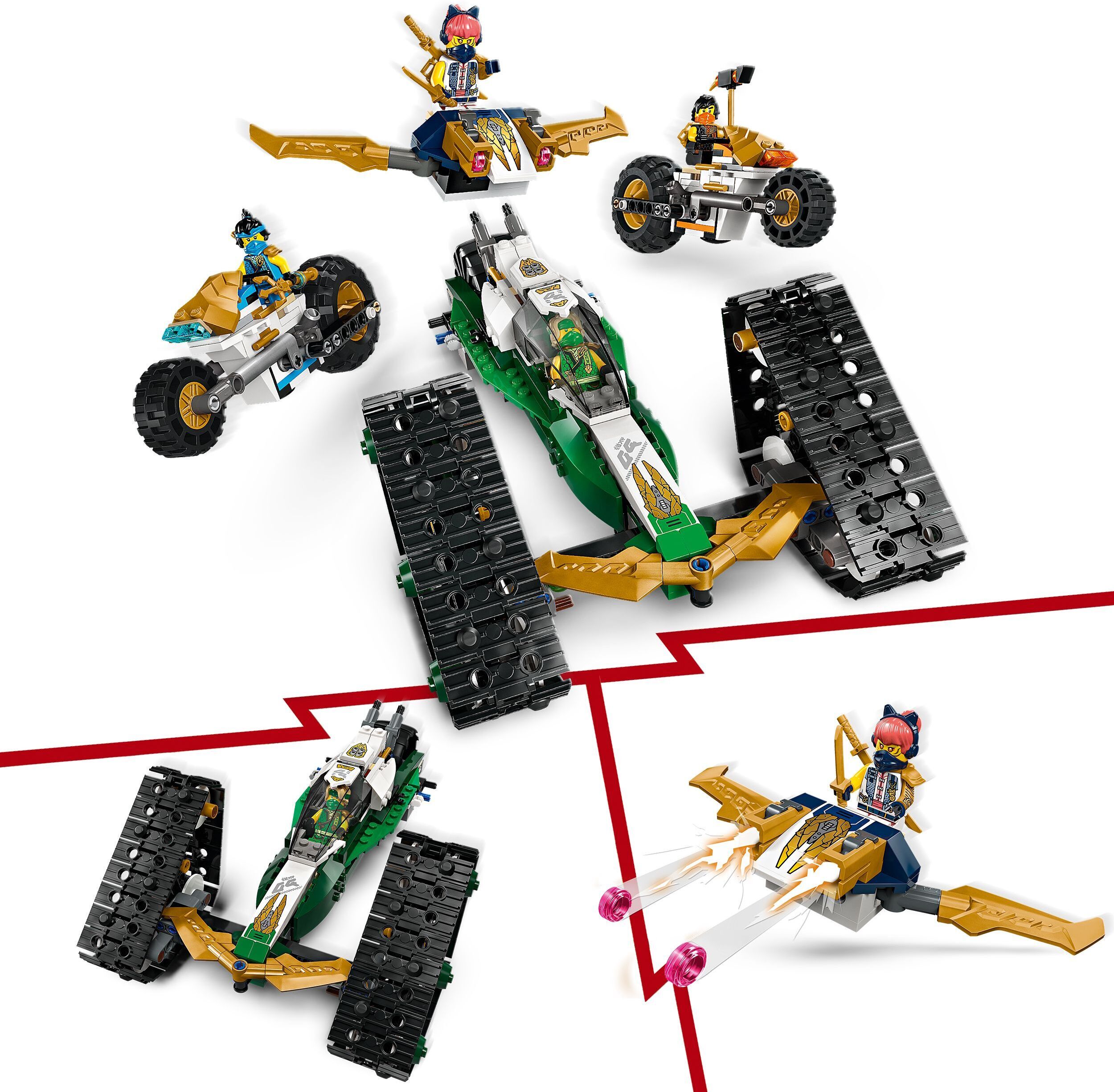 LEGO Ninjago 71820 - Ninjatiimin monitoimiajoneuvo