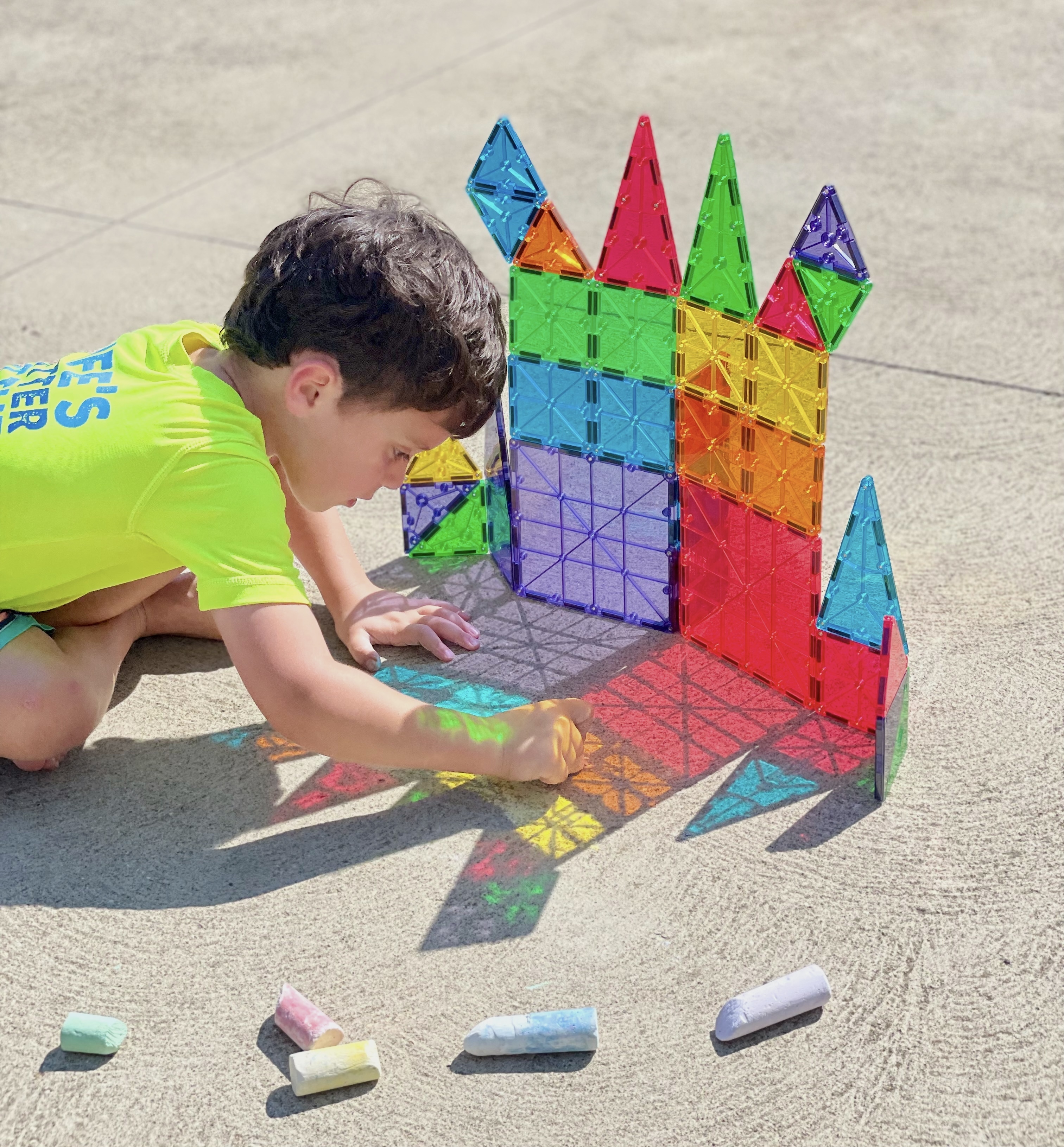 MAGNA-TILES® Clear Colours - magneettirakennussarja, 32 osaa