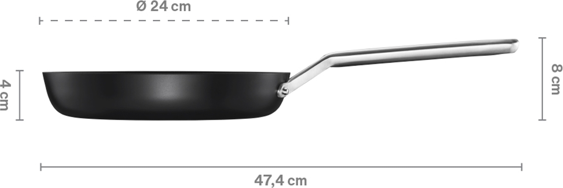 Fiskars Taiten OH -paistinpannu, 24 cm