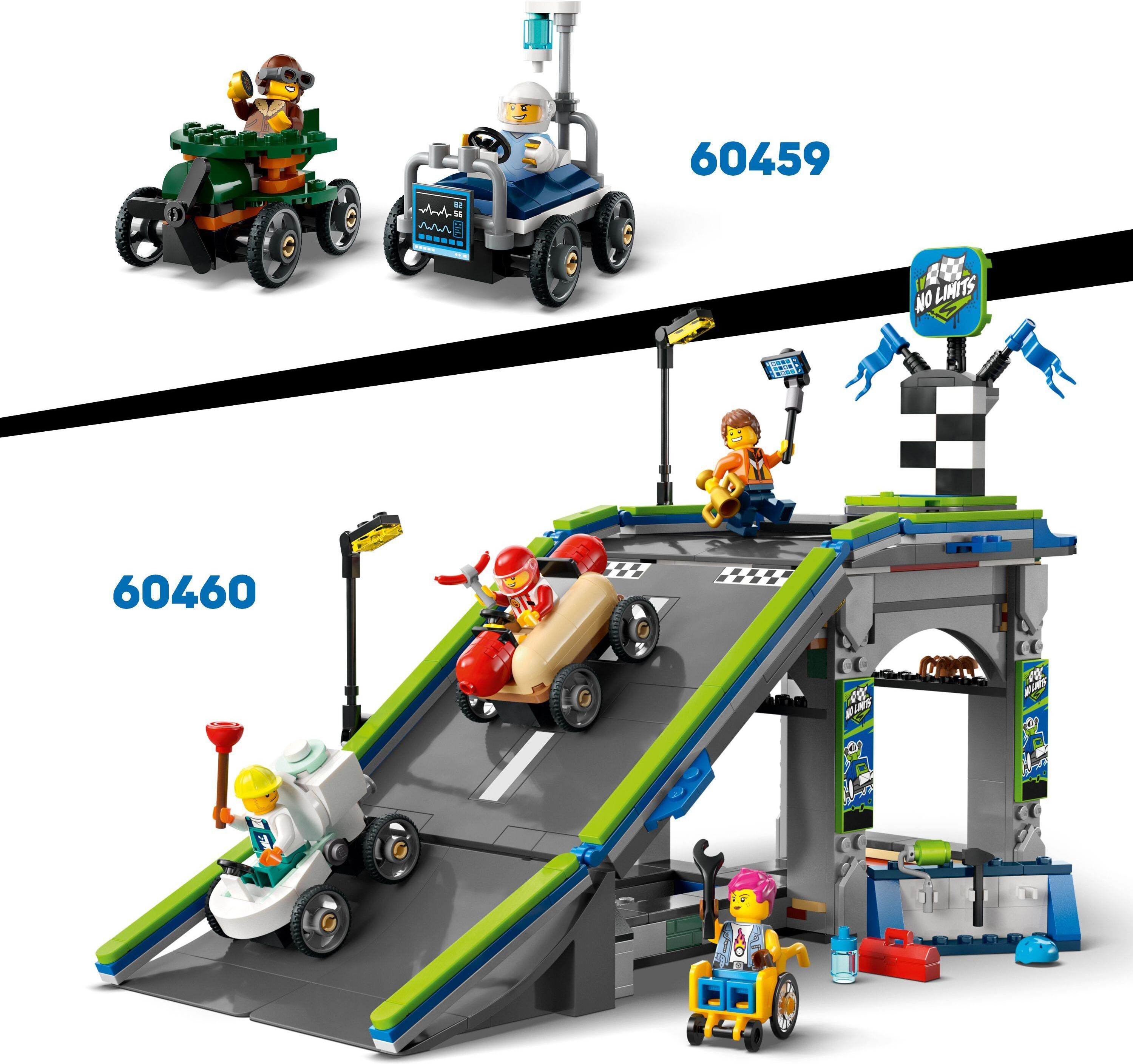 LEGO City 60458 – Pizza-auto vastaan paloauto – kilpa-autopakkaus