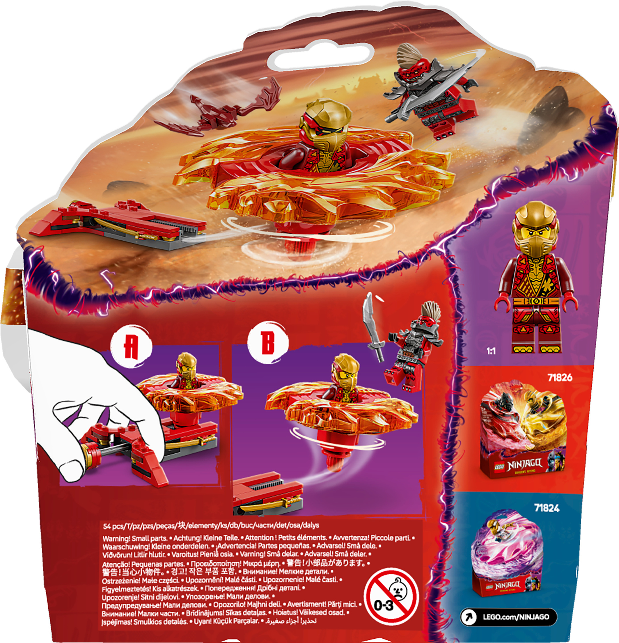 LEGO Ninjago 71823 – Kain Spinjitzu-lohikäärmespinneri