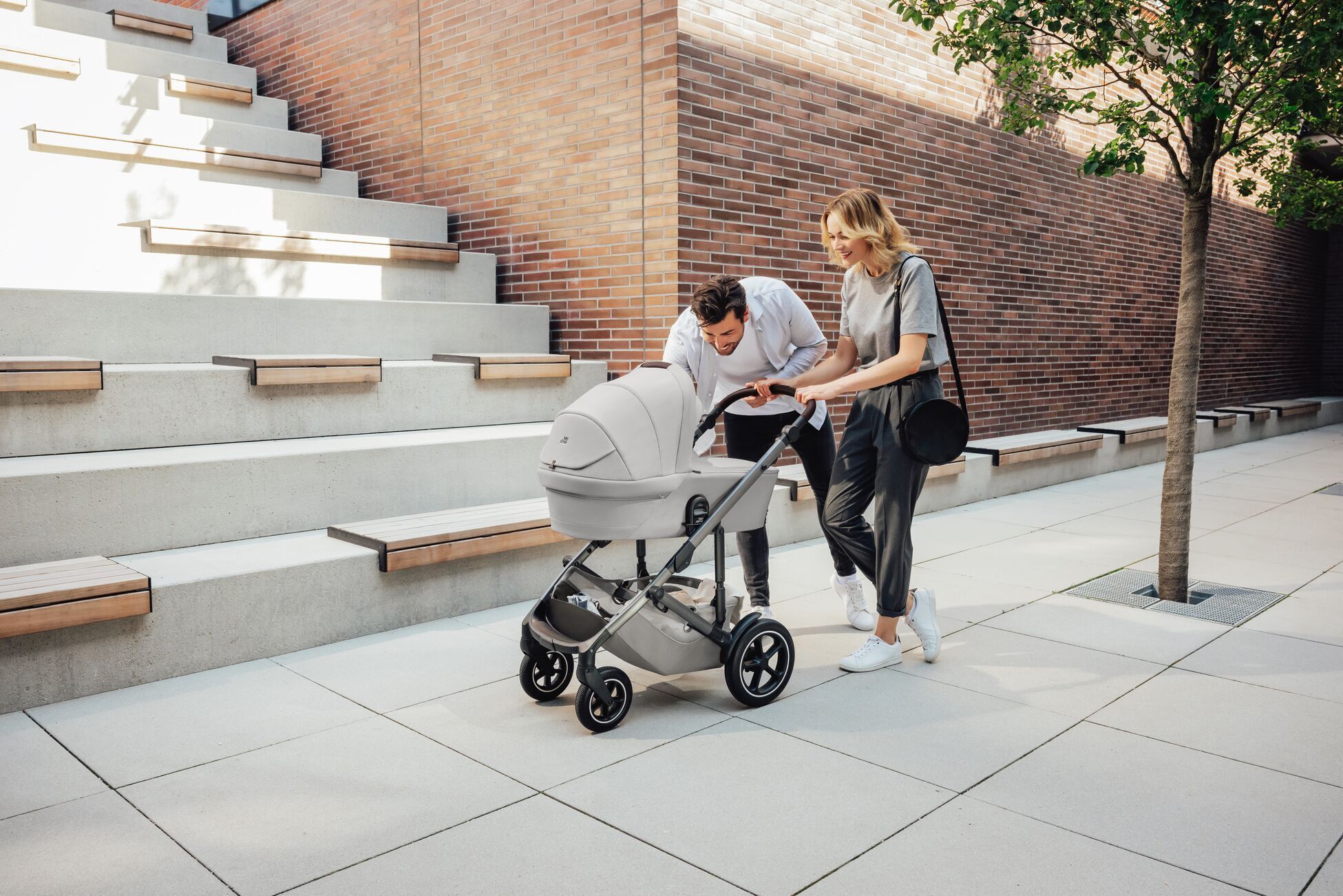 BRITAX RÖMER SMILE 5Z LUX -rattaat, Linen Grey