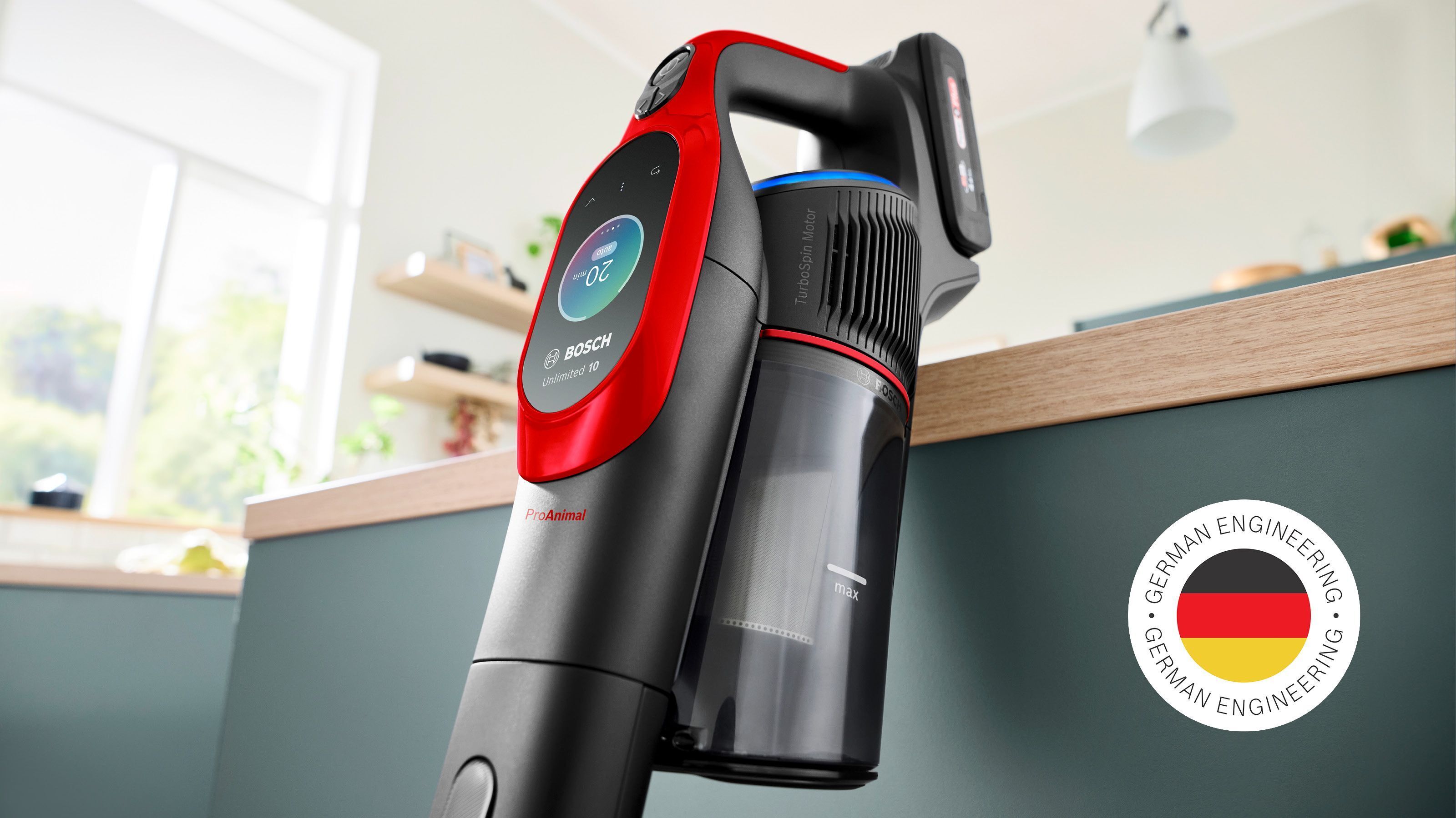 Bosch Unlimited 10 ProAnimal varsi-imuri, BCS1041PET, punainen
