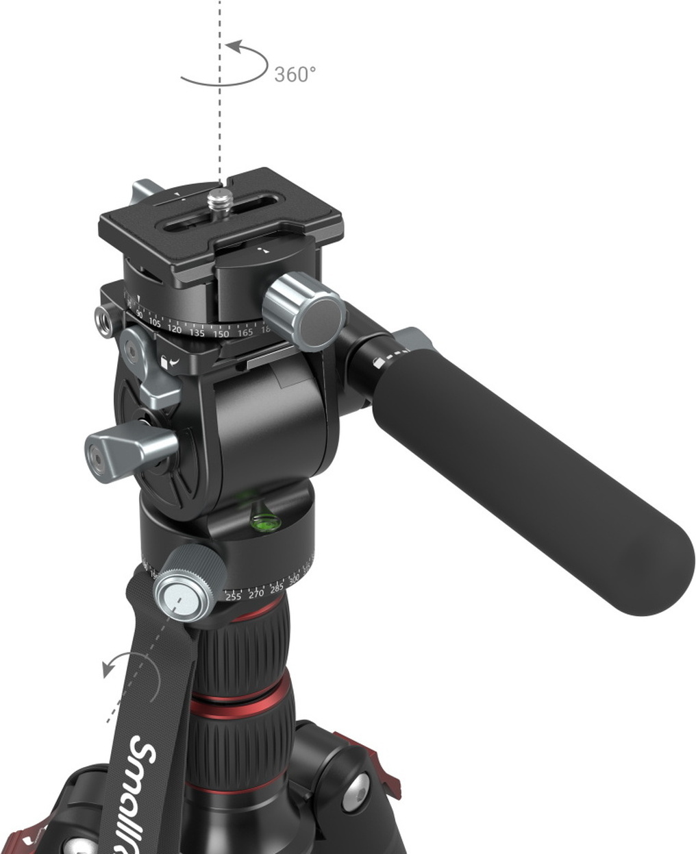 SmallRig 3457 Lightweight Fluid Video Head -videopää