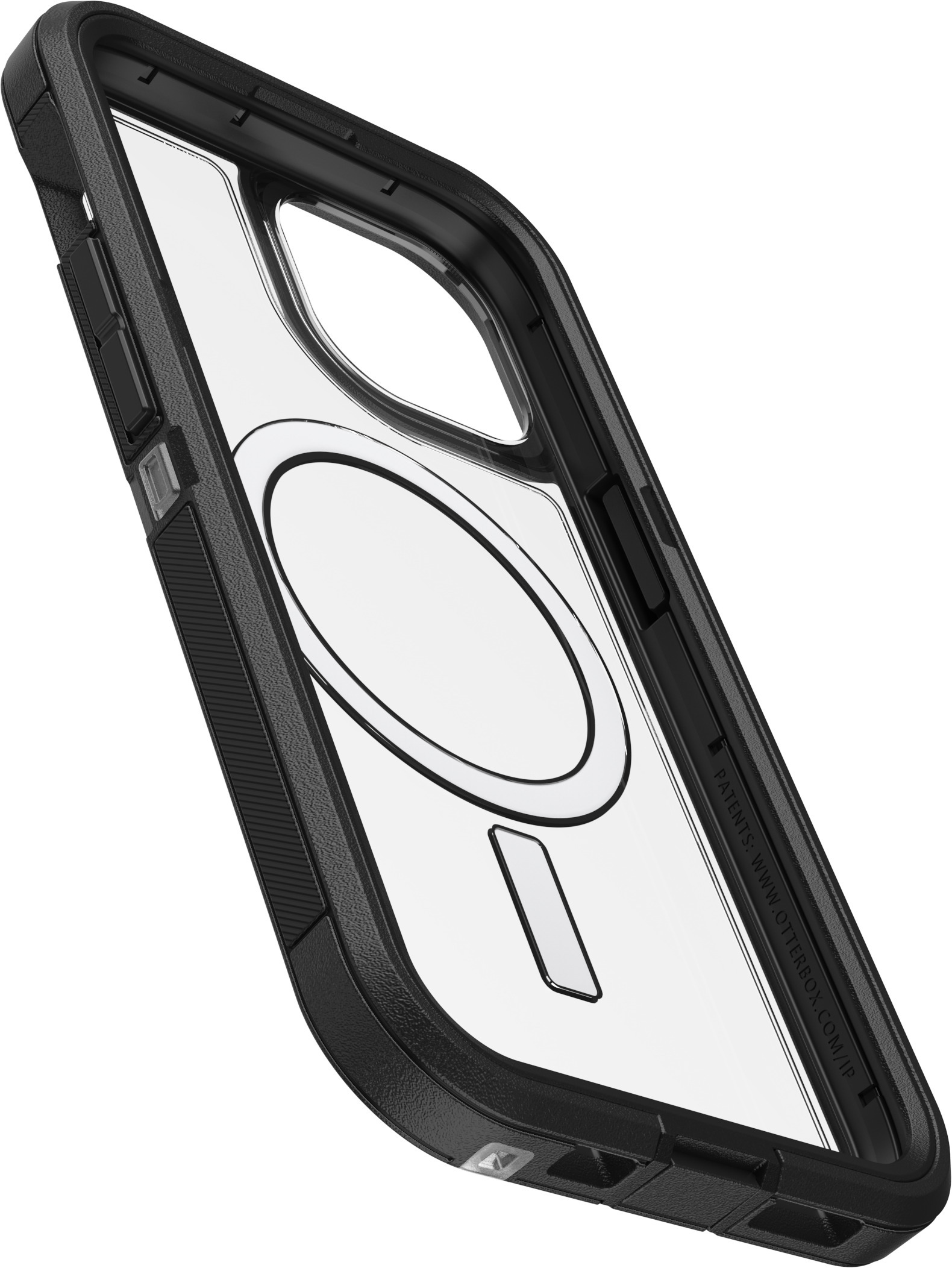 Otterbox Defender XT -suojakuori, iPhone 16e / 15 / 14 / 13, musta / kirkas