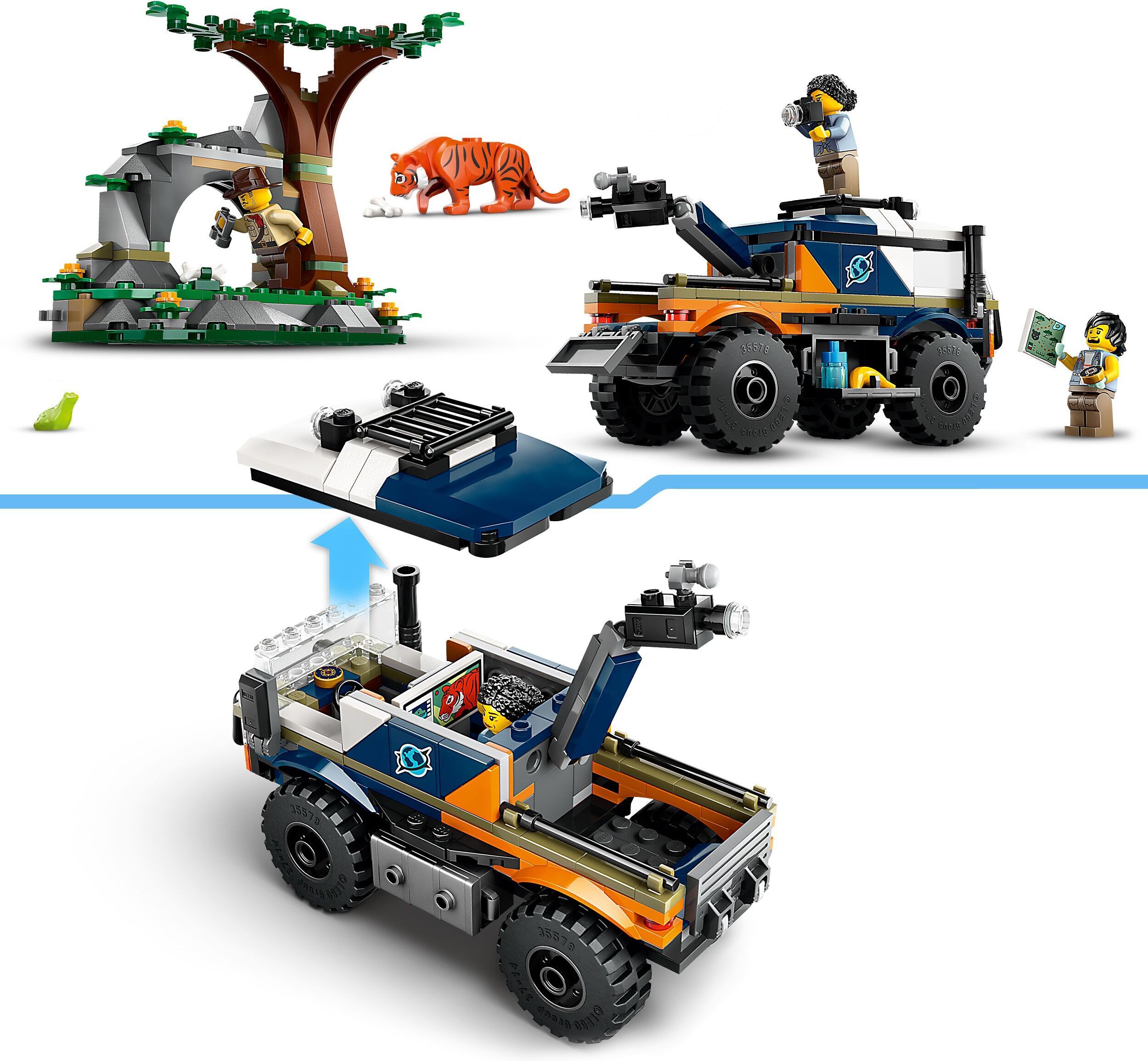 LEGO City Exploration 60426  - Viidakkotutkijan maastoauto