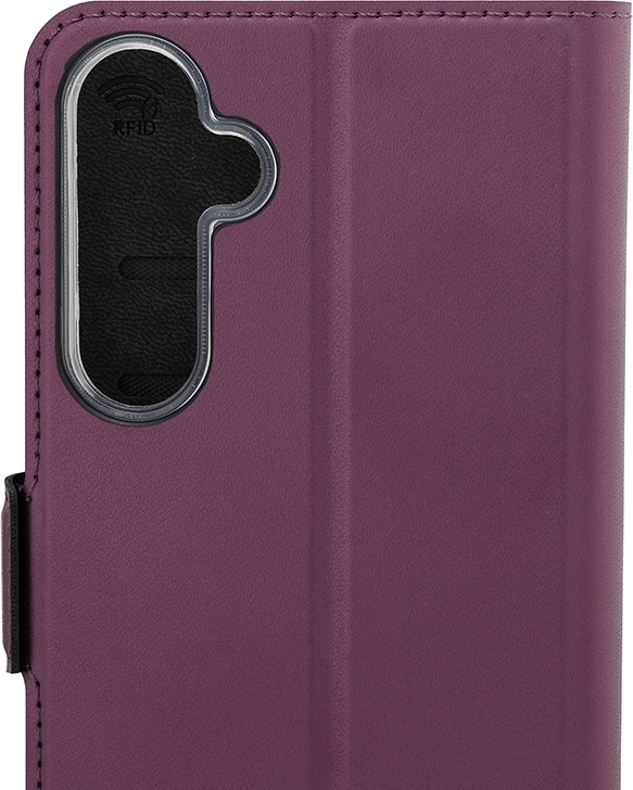 Wave BookCase -suojakuori, Samsung Galaxy A55 5G, Smoky Sangria