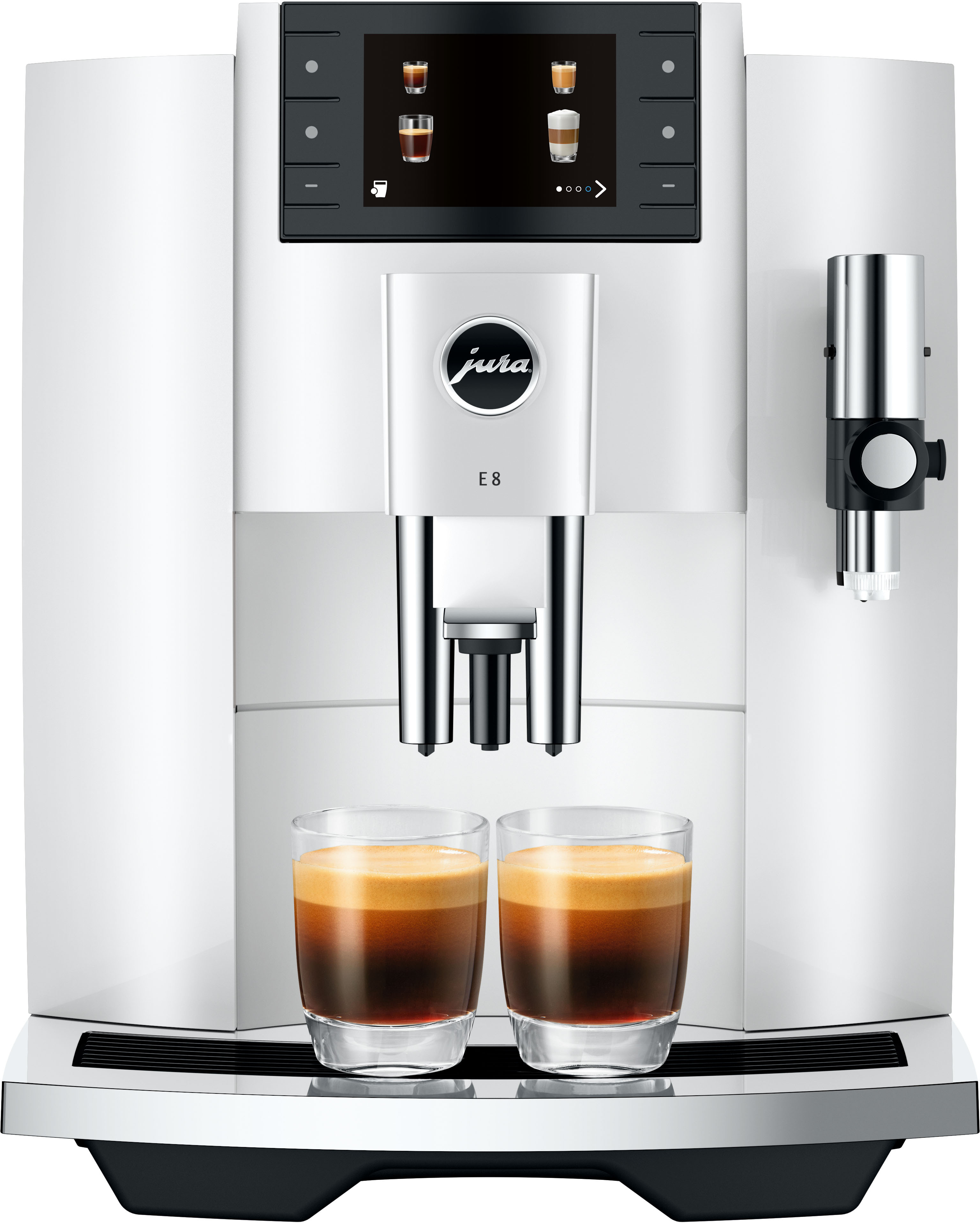 Jura E8 Piano White EC kahvikone
